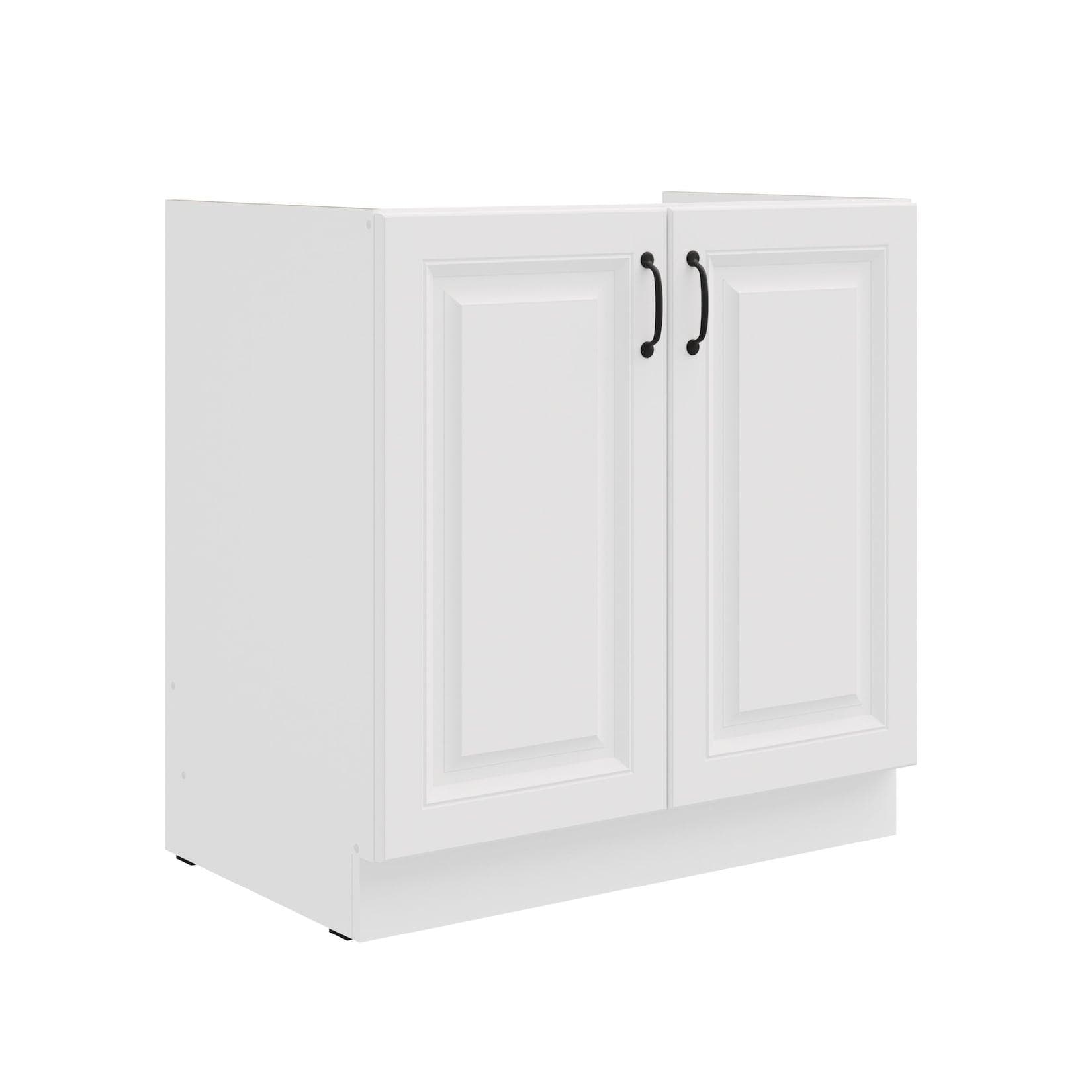 Küchen-Preisbombe Spülenschrank 80 cm Weiss Landhaus