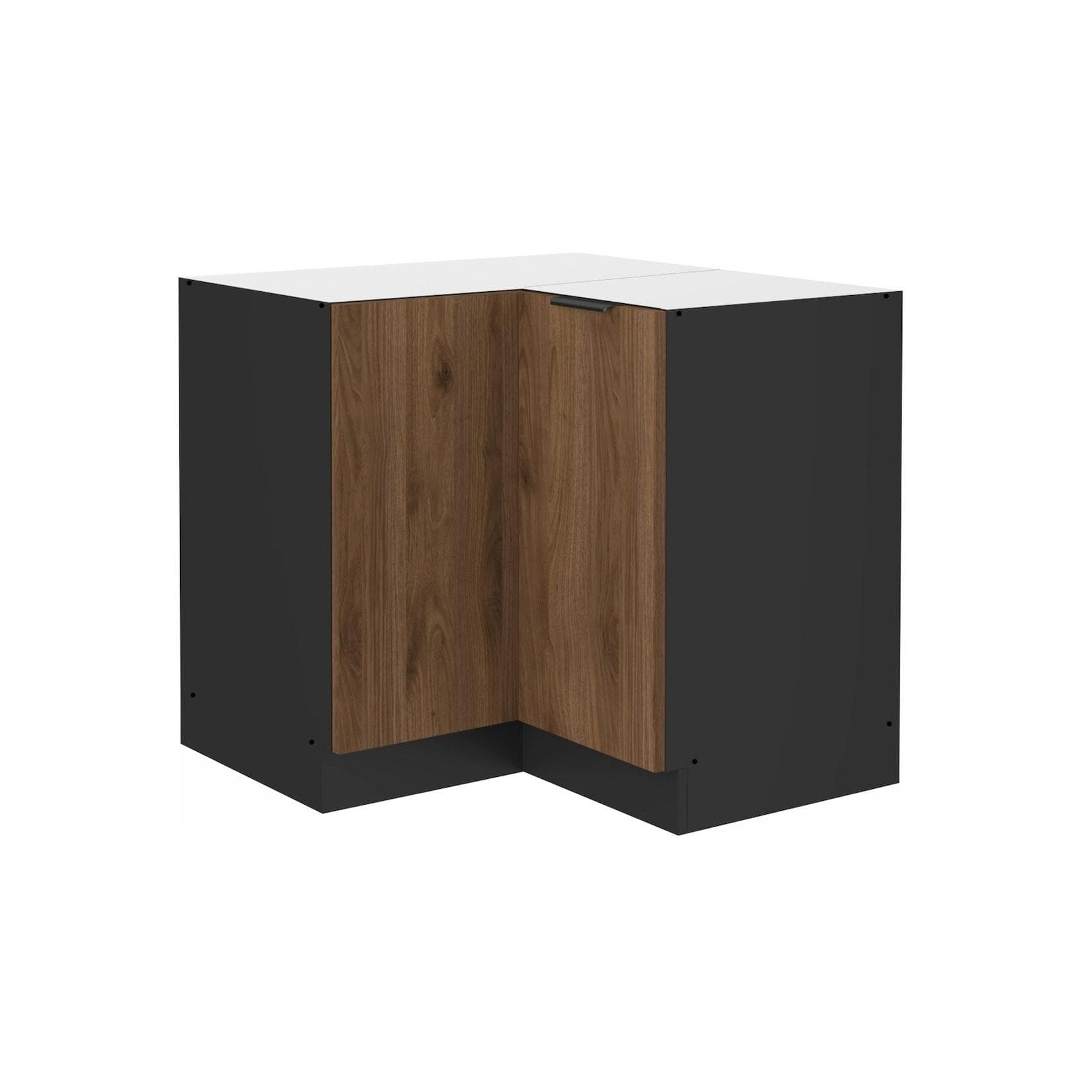 Eckunterschrank MONZA Okapi Nußbaum