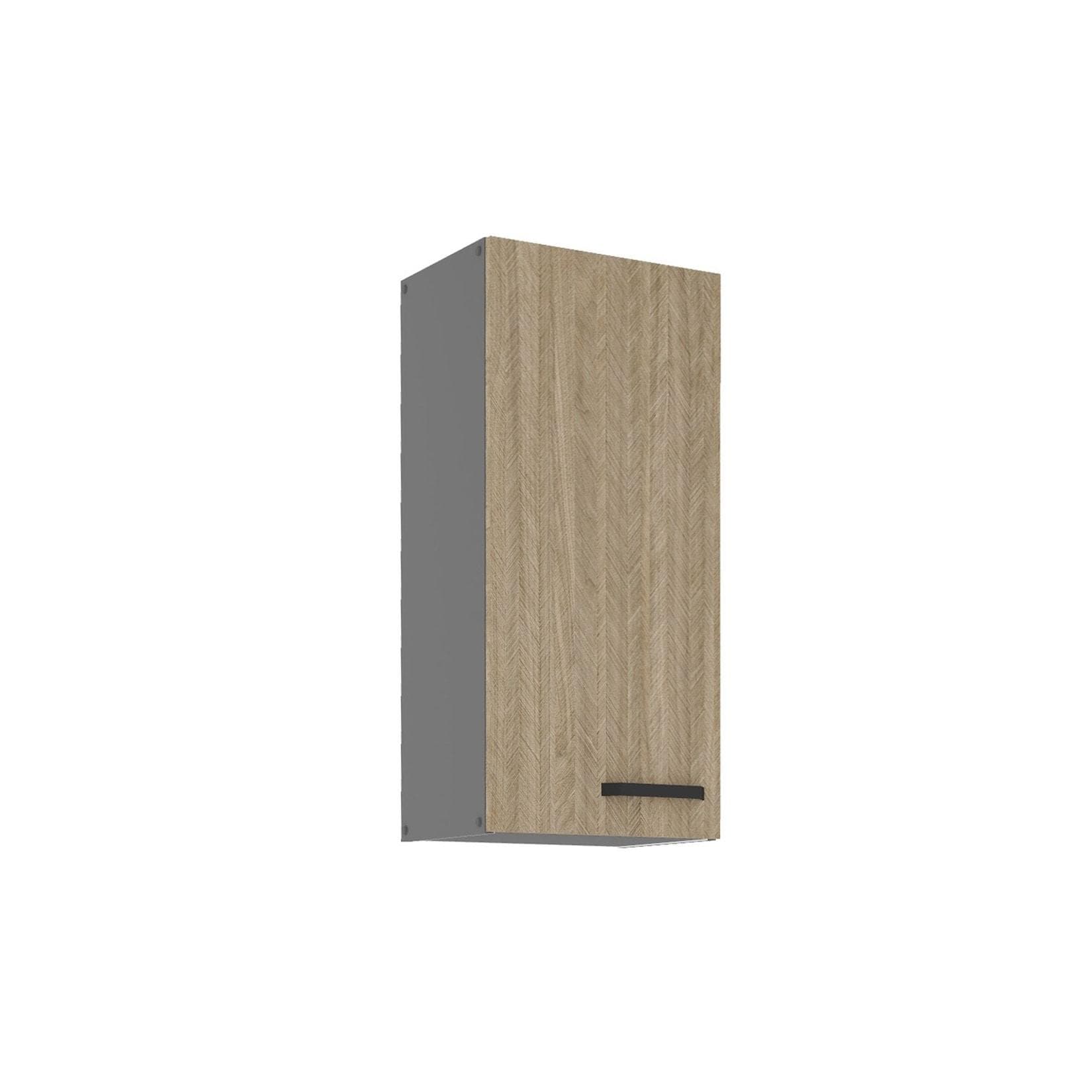 Küchen-Preisbombe Hängeschrank 40 cm SCANDI Fischgrät Optik