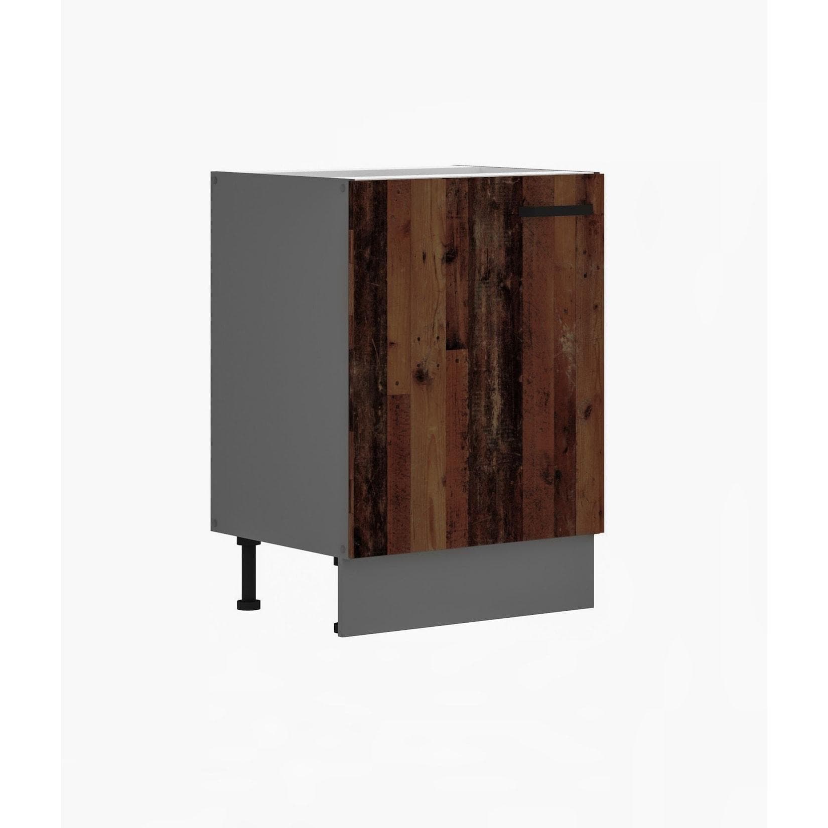 Küchen-Preisbombe Old Style Unterschrank 60 cm Braun Laminat