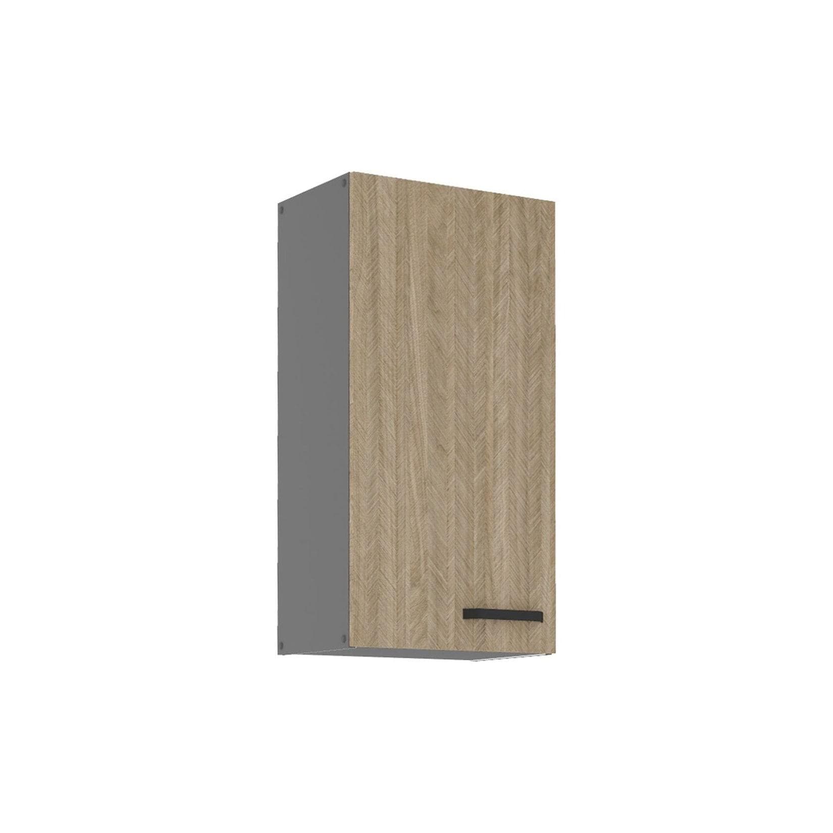 Küchen-Preisbombe Hängeschrank 45 cm SCANDI Fischgrät Optik