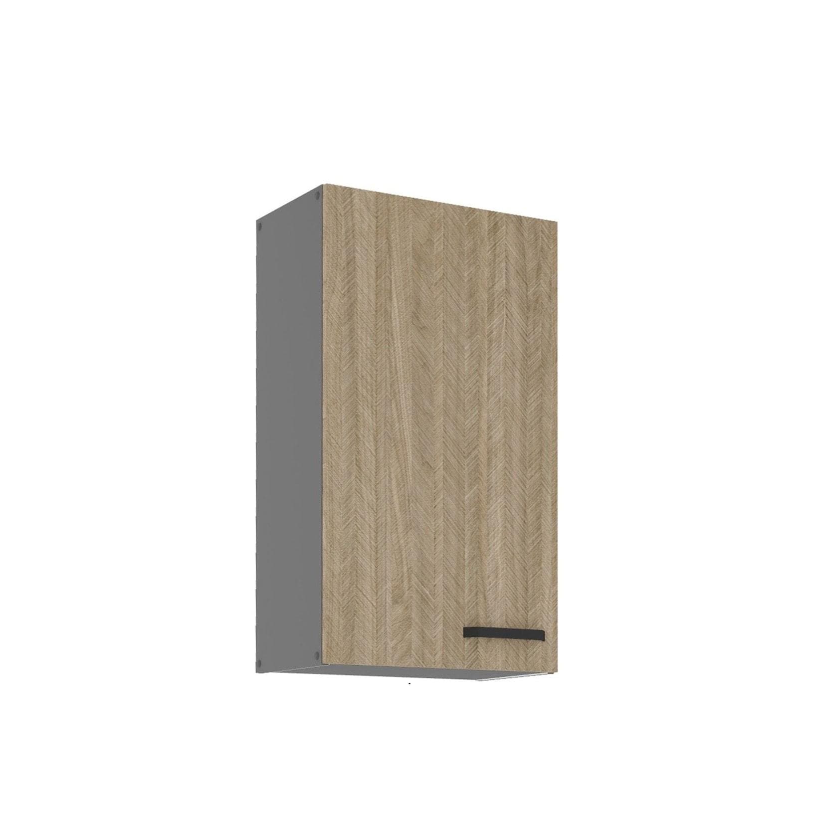 Küchen-Preisbombe Hängeschrank 50 cm SCANDI Fischgrät Optik
