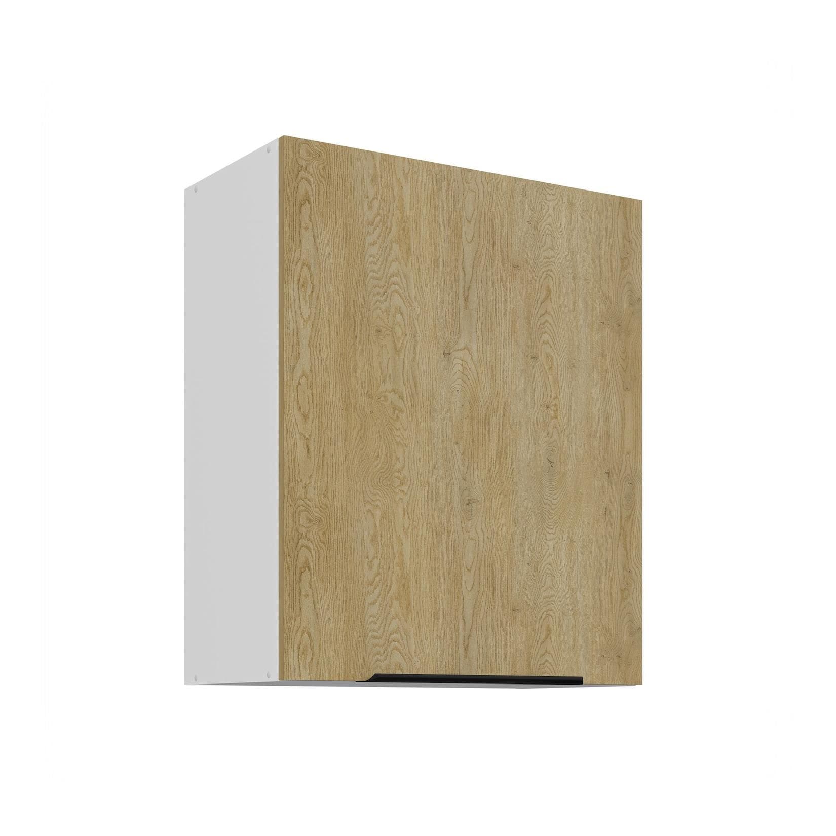 Küchen Hängeschrank 60 cm CREMONA Eiche Weiß Küchenzeile Küchenblock