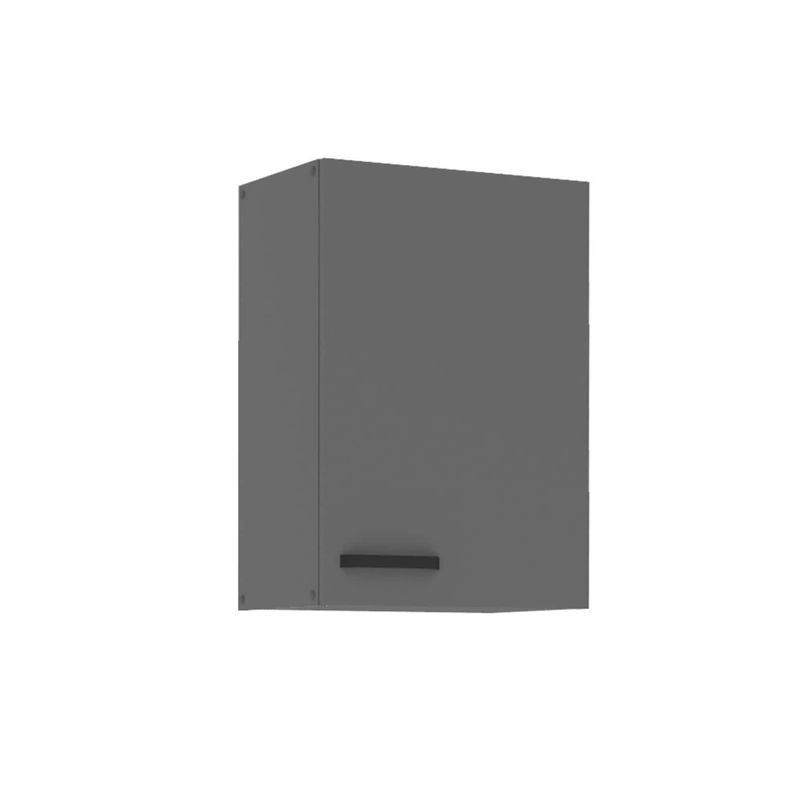 NESSA Hängeschrank 50 cm Anthrazit Einbauküche Spanplatte Laminat