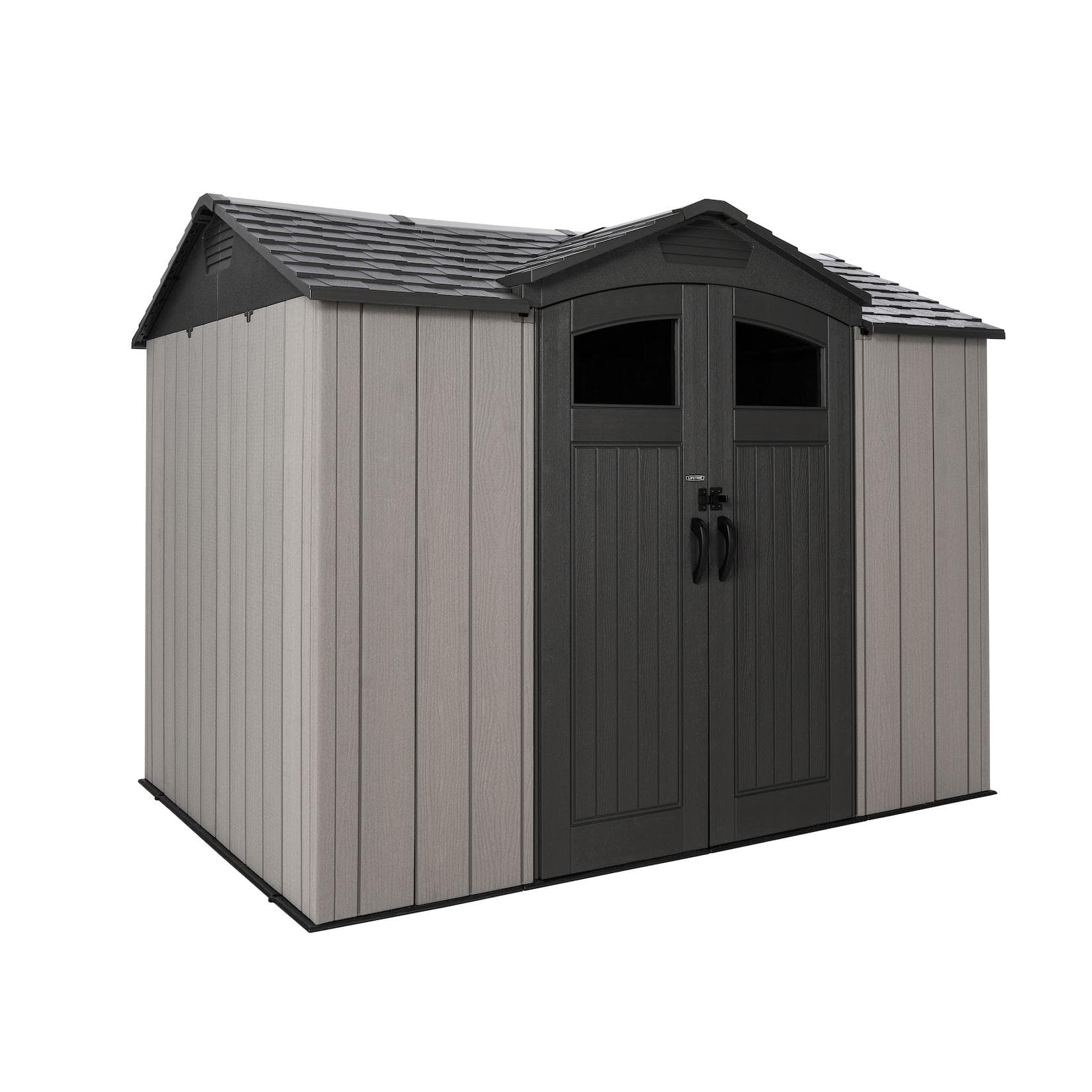 Lifetime Gerätehaus Ohio Grau Kunststoff