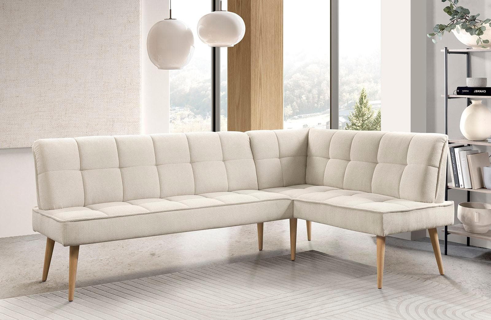 Eckbank EXXPO - SOFA FASHION "Latte" Beige