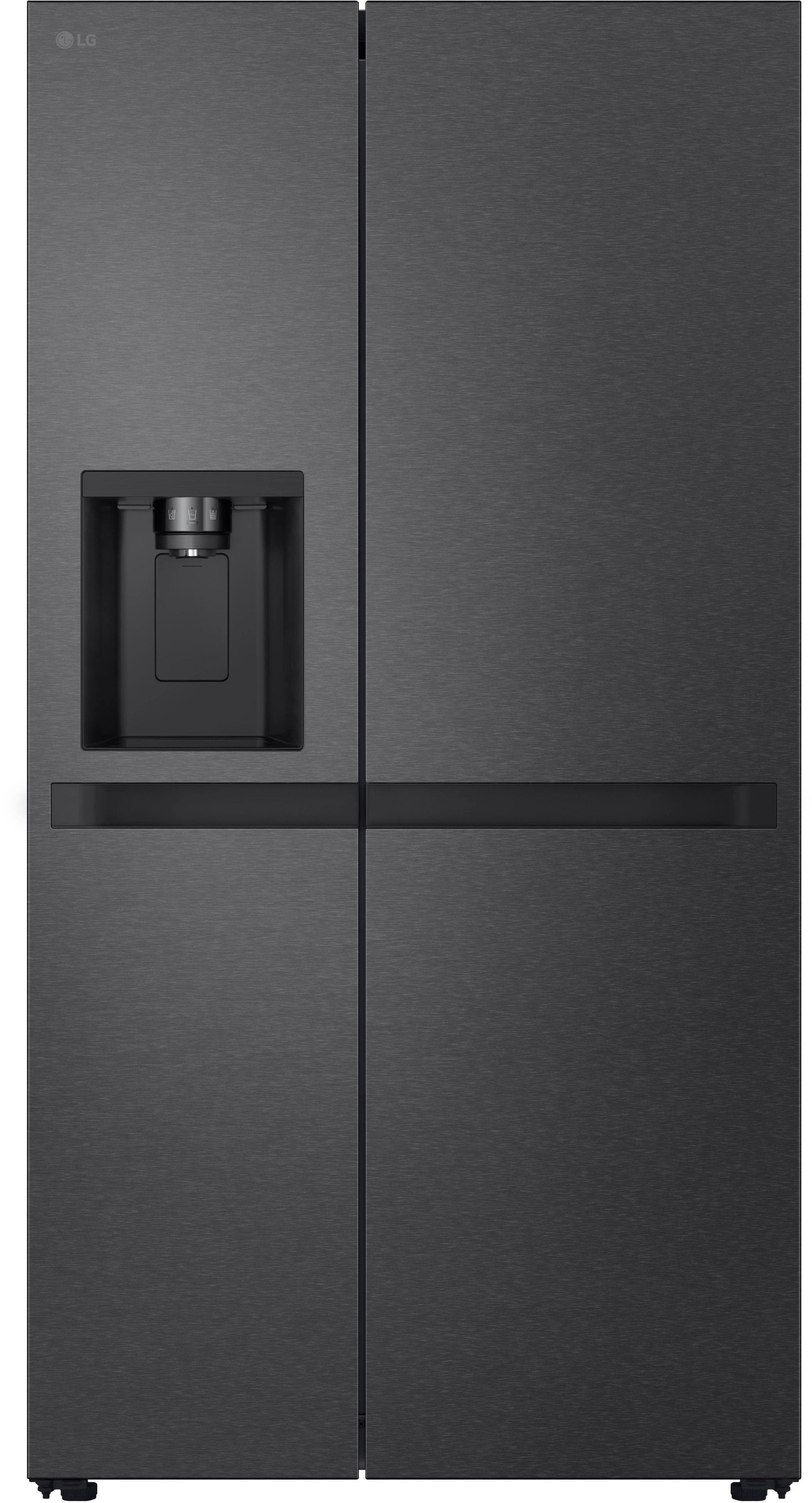LG Side-by-Side GSLC40EPPE Kühlschrank Schwarz Total No Frost