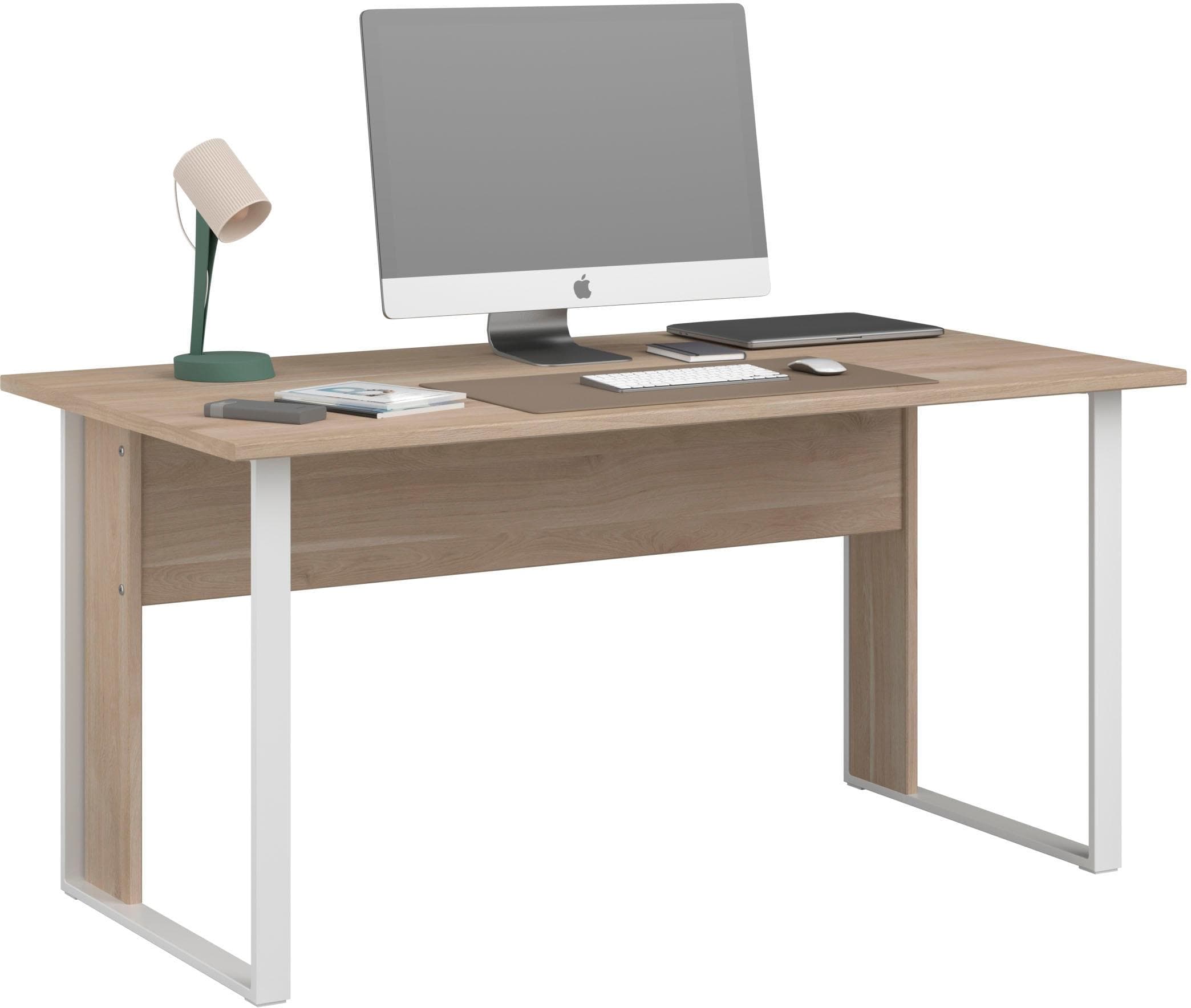 Schreibtisch PARISOT Start Up 21 Japanische Eiche Weiß