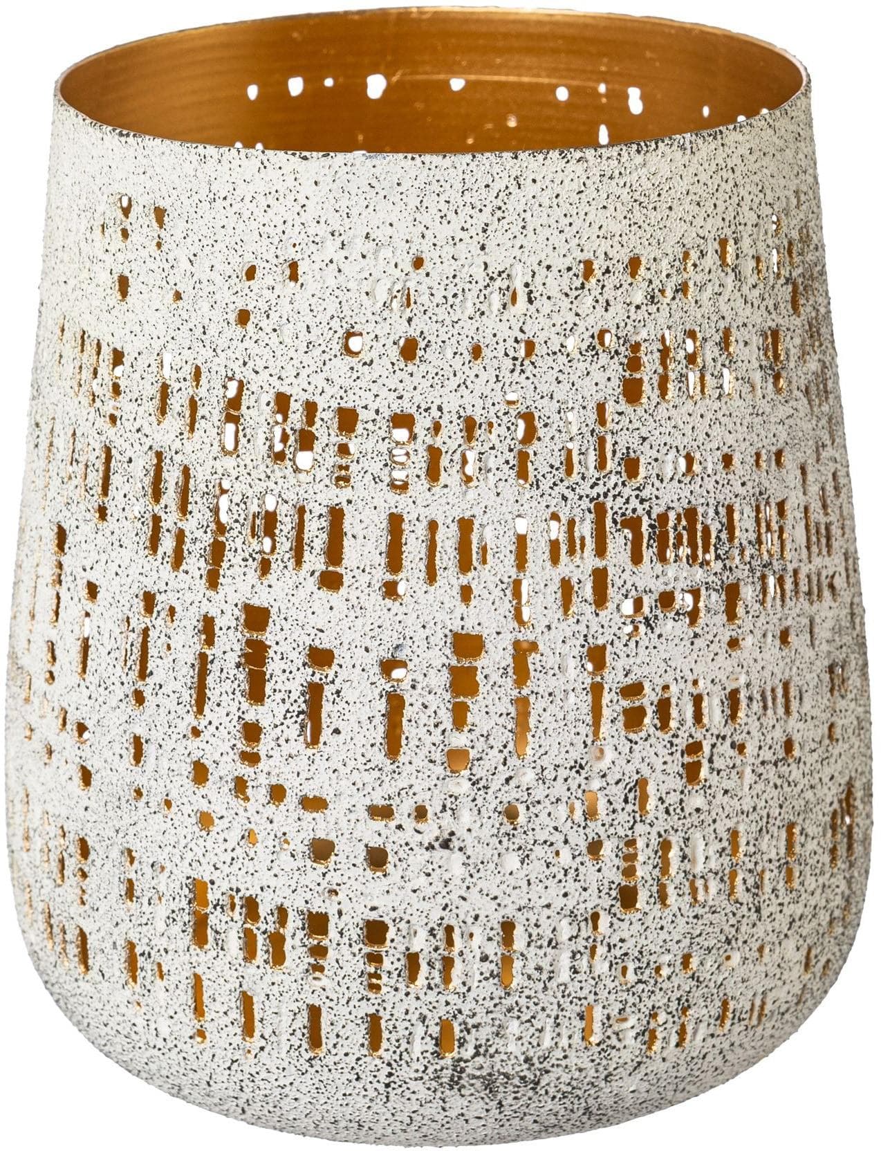 Creativ Deco Windlicht Goldfarben: Elegante Weihnachtsdeko mit Schattenspielen