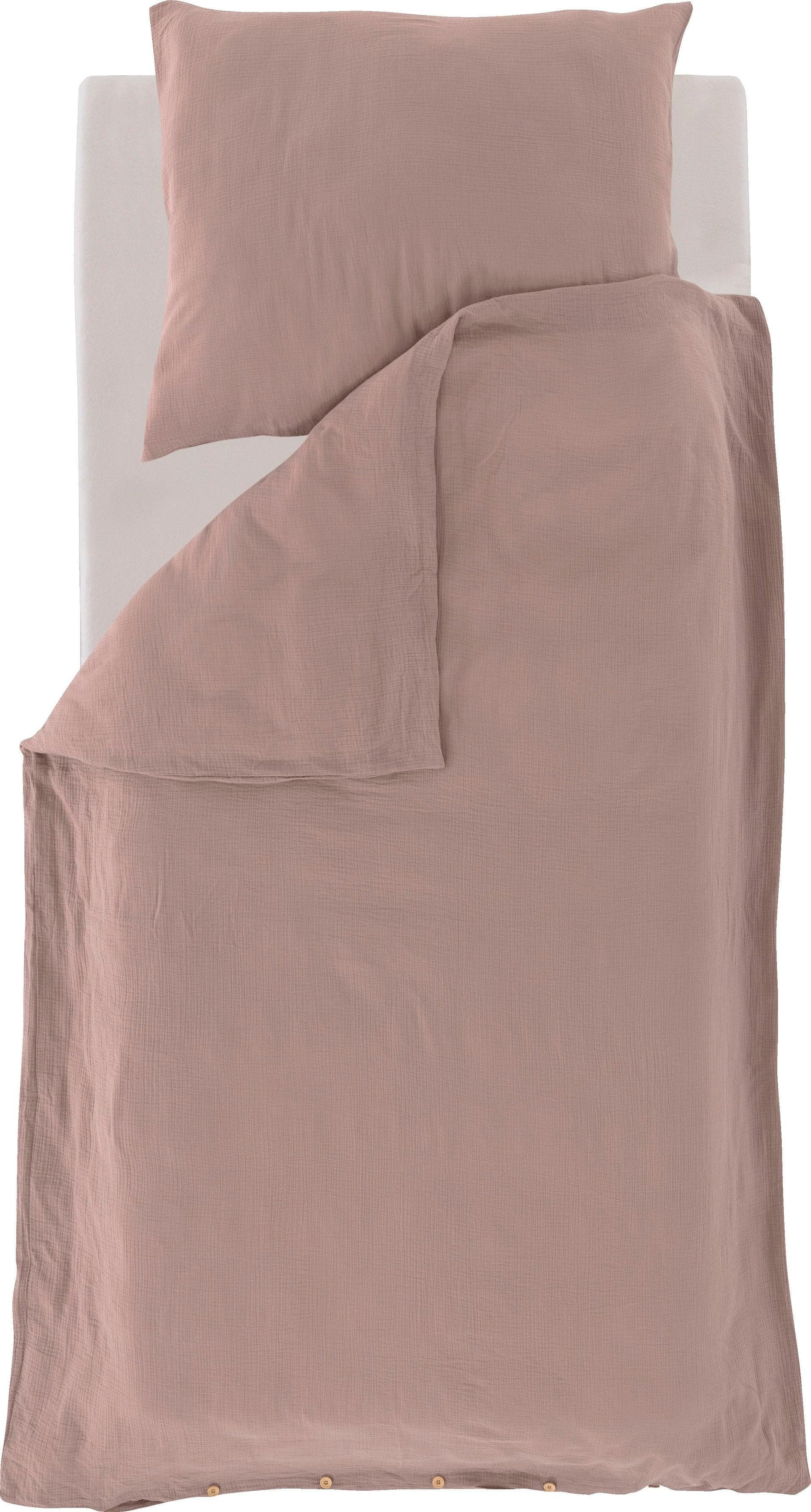 Kinderbettwäsche Träumeland Bio-Baumwolle Rosa