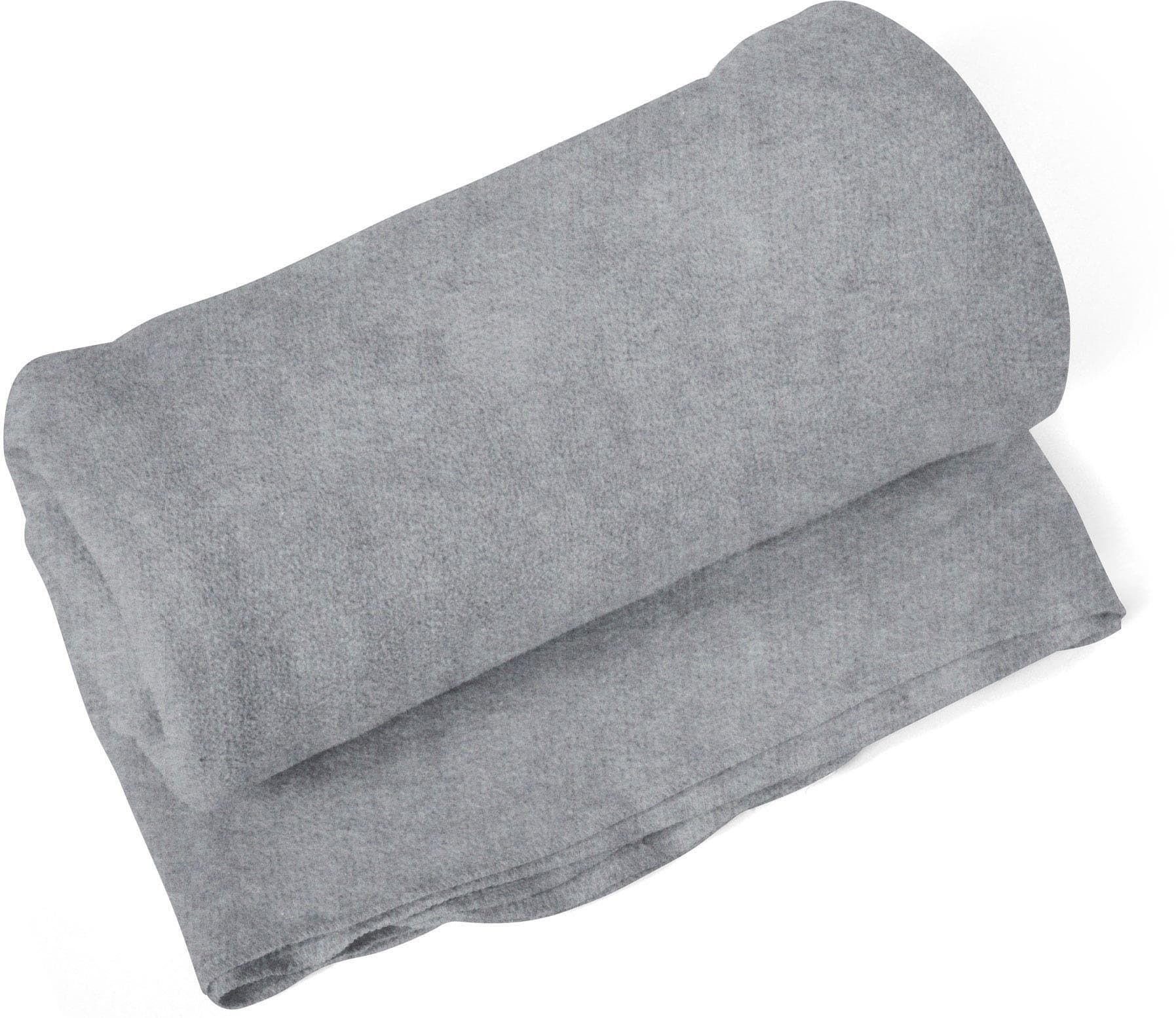 SETEX Wohndecke Melange Grau 150x200cm Baumwolle Polyester