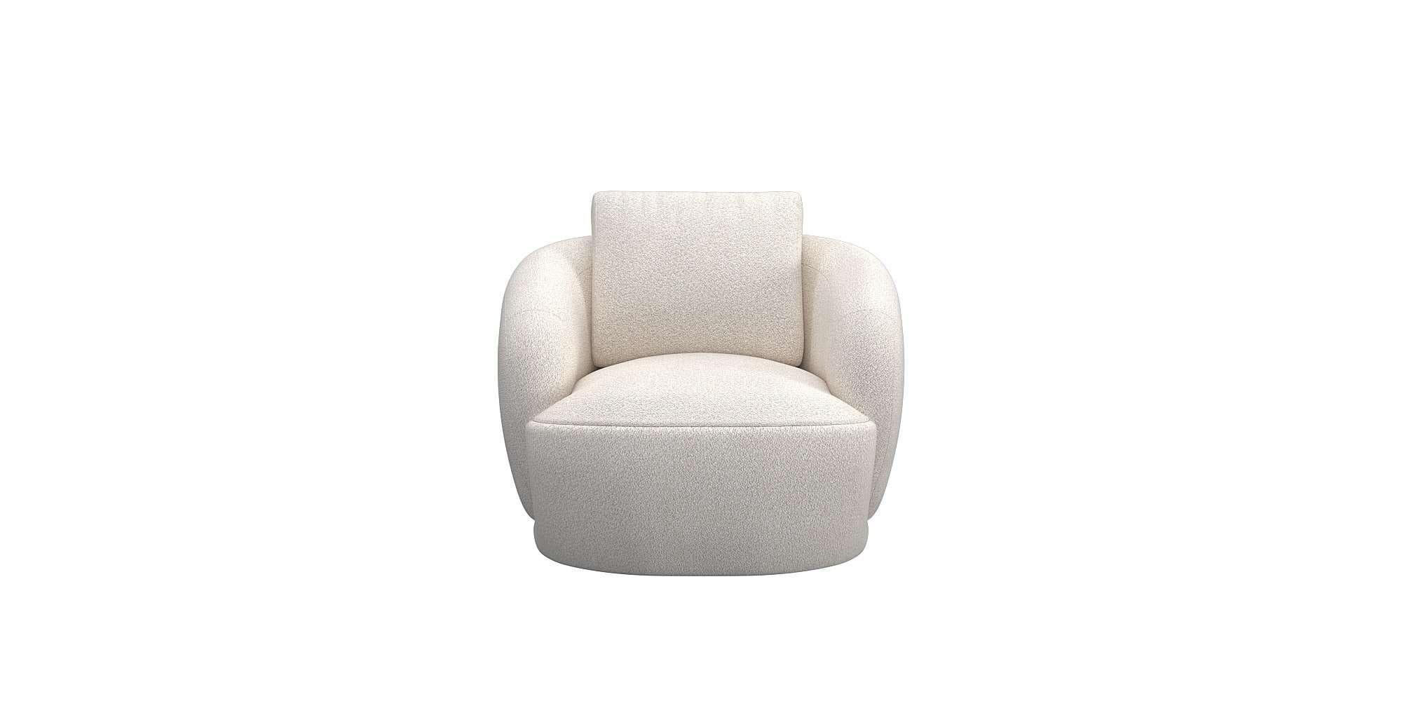 Flexlux Sessel Torino Beige Boucle Modernes Design