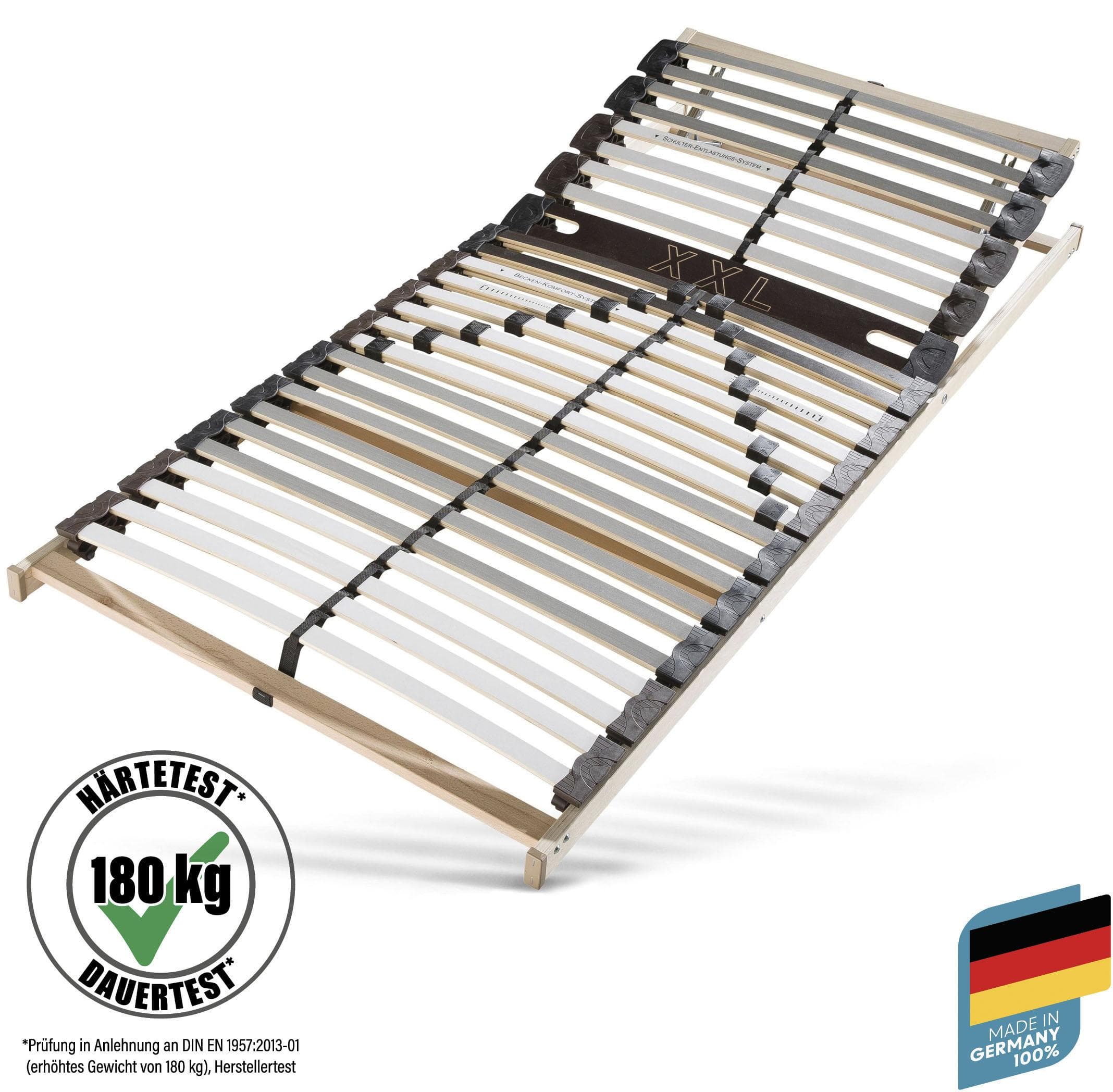 BECO Lattenrost Universal LR-K H 5 Extrafest Weiß Manuell Verstellbar