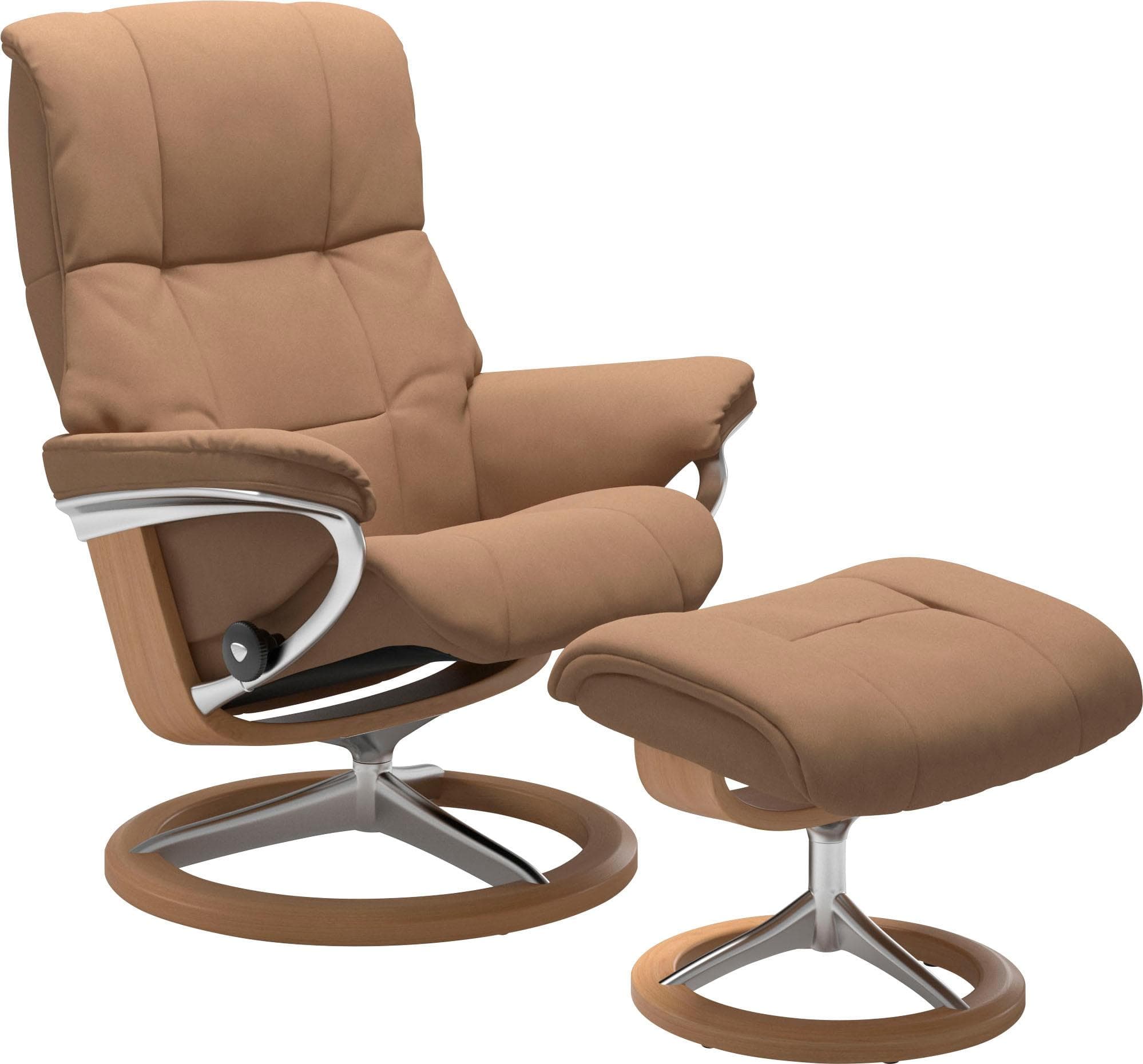 STRESSLESS Relaxsessel Mayfair sand DINAMICA mit Hocker