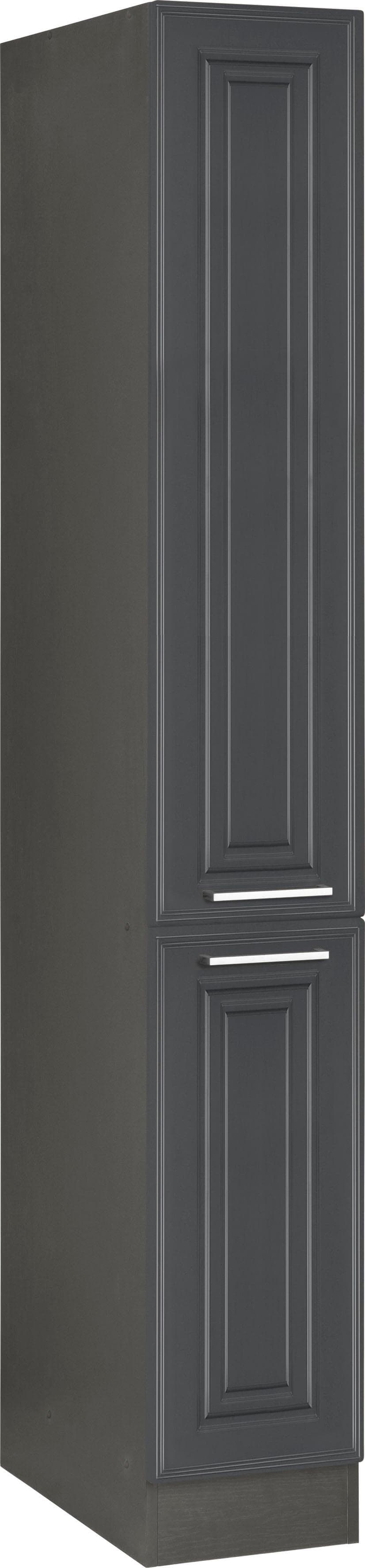 Apothekerschrank KS-Stockholm Grau Kochstation