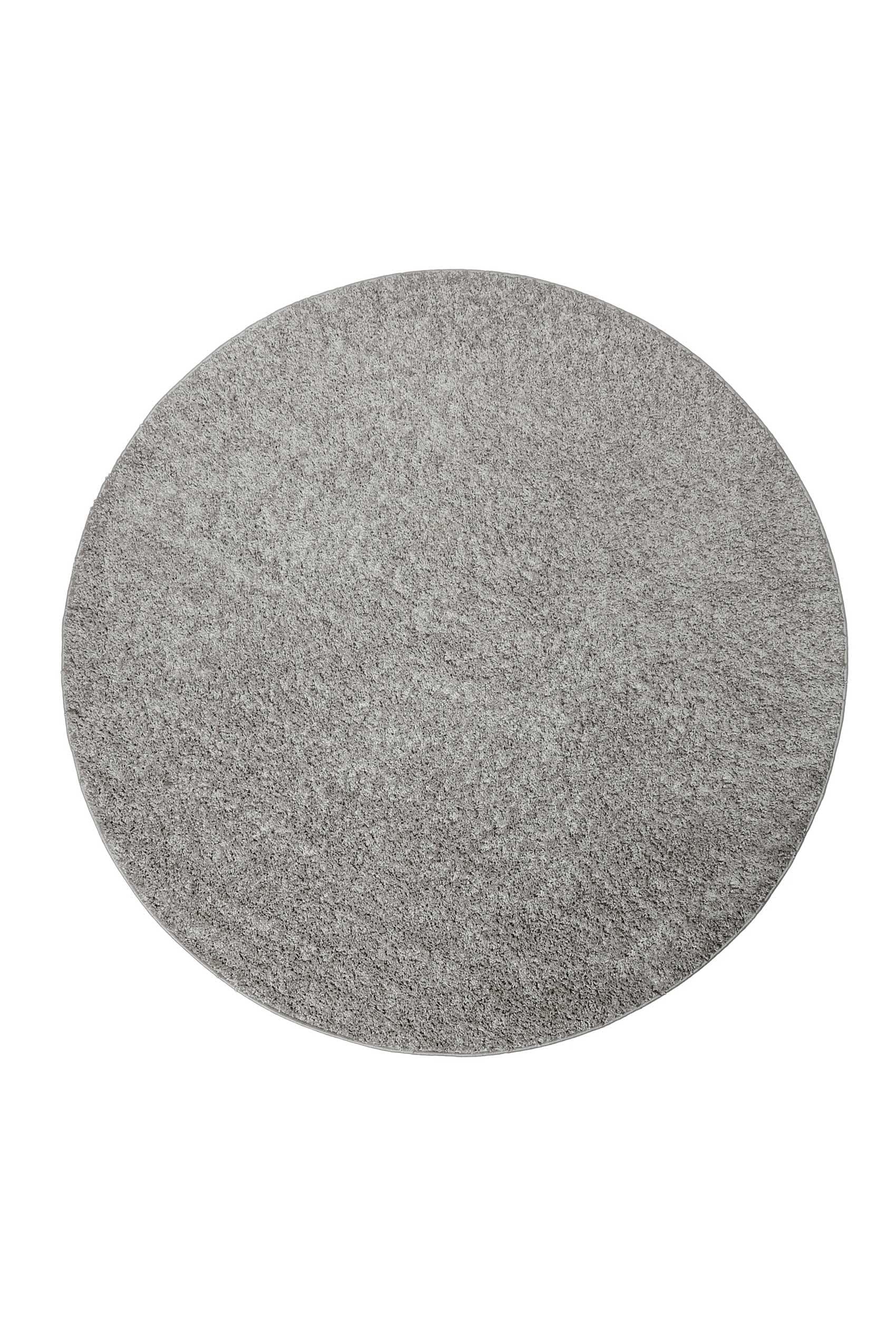 Teppich HOMIE LIVING Gino Grau Hochflor 200cm Polypropylen