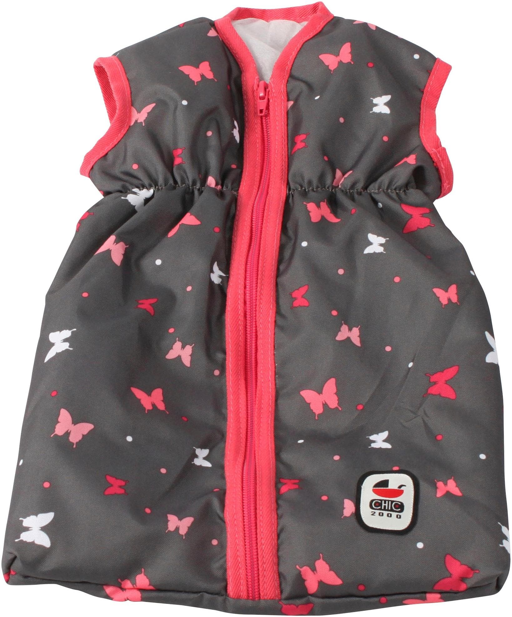 Bayer Chic 2000 Puppen Schlafsack Butterfly Koralle Polyester