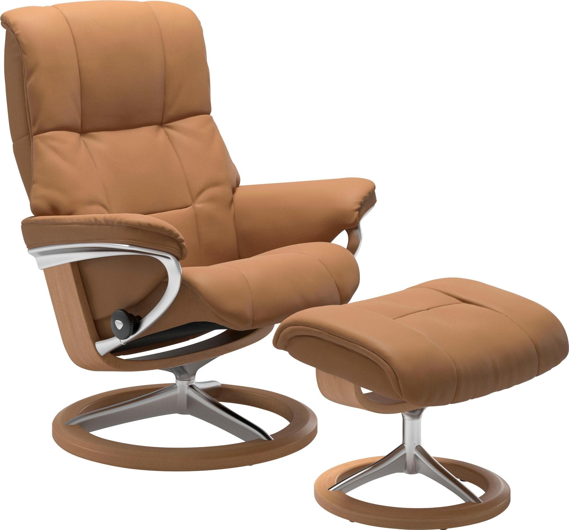 STRESSLESS Mayfair Relaxsessel Taupe Leder Signature Base