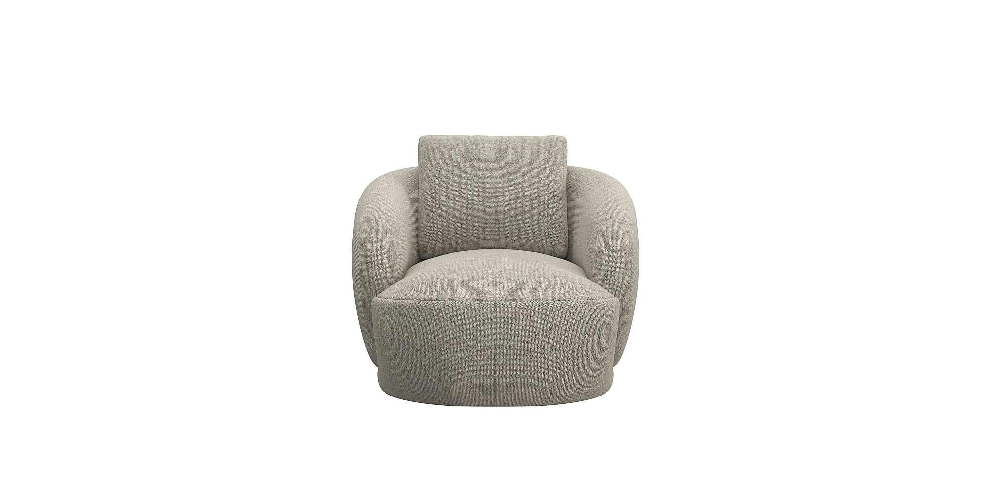 FLEXLUX Sessel Torino Beige Modernes Design