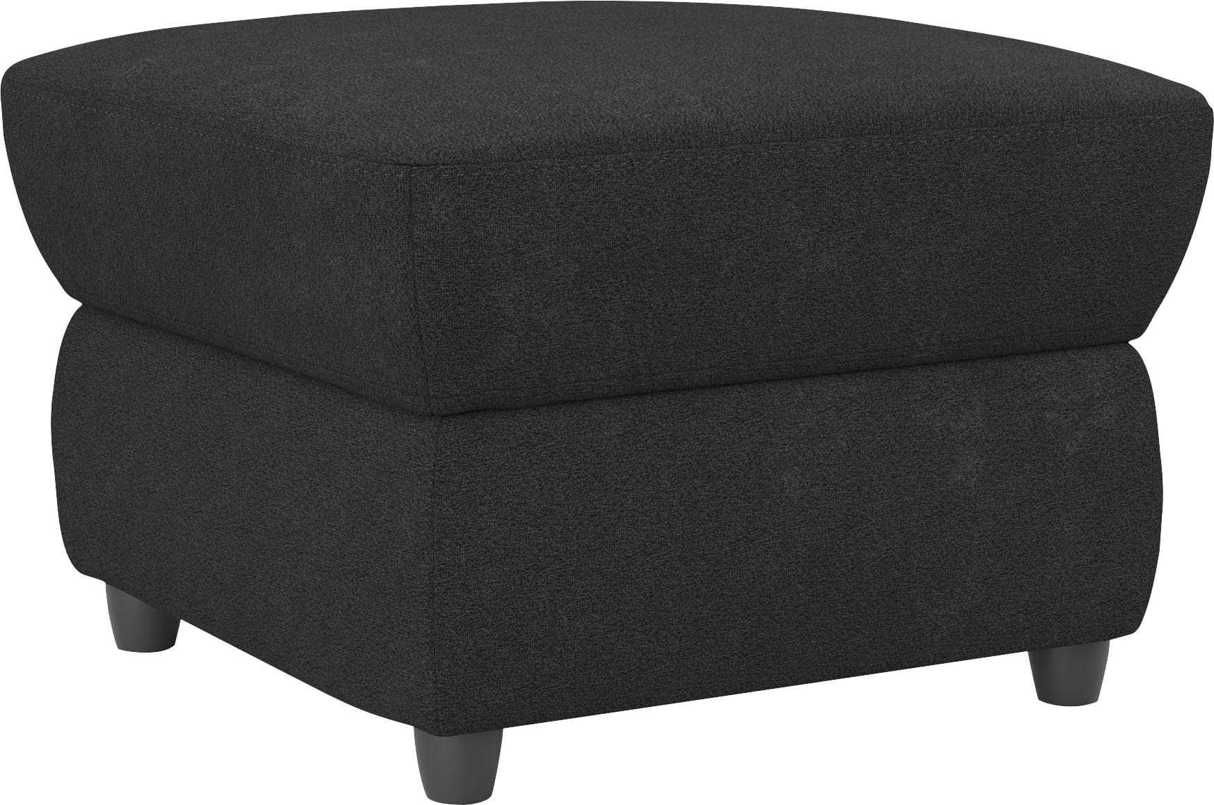 Home Affaire Hocker Boston Schwarz mit Stauraum