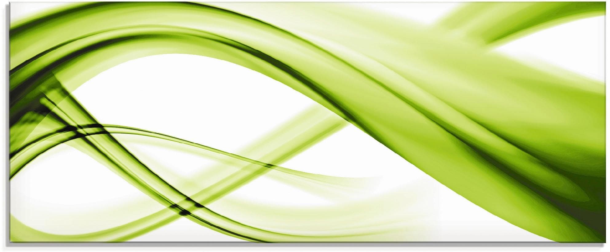 Glasbild ARTLAND Abstrakt Grün