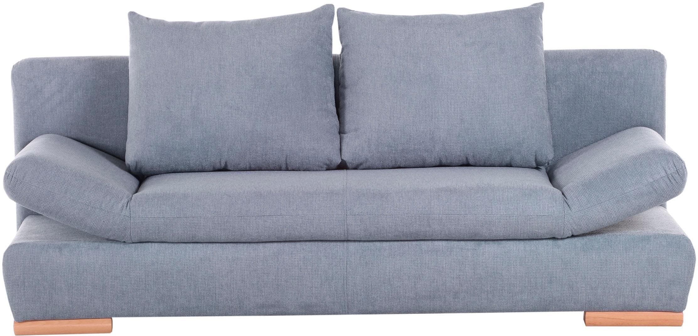 Schlafsofa GUTMANN FACTORY Hellblau mit Bettkasten