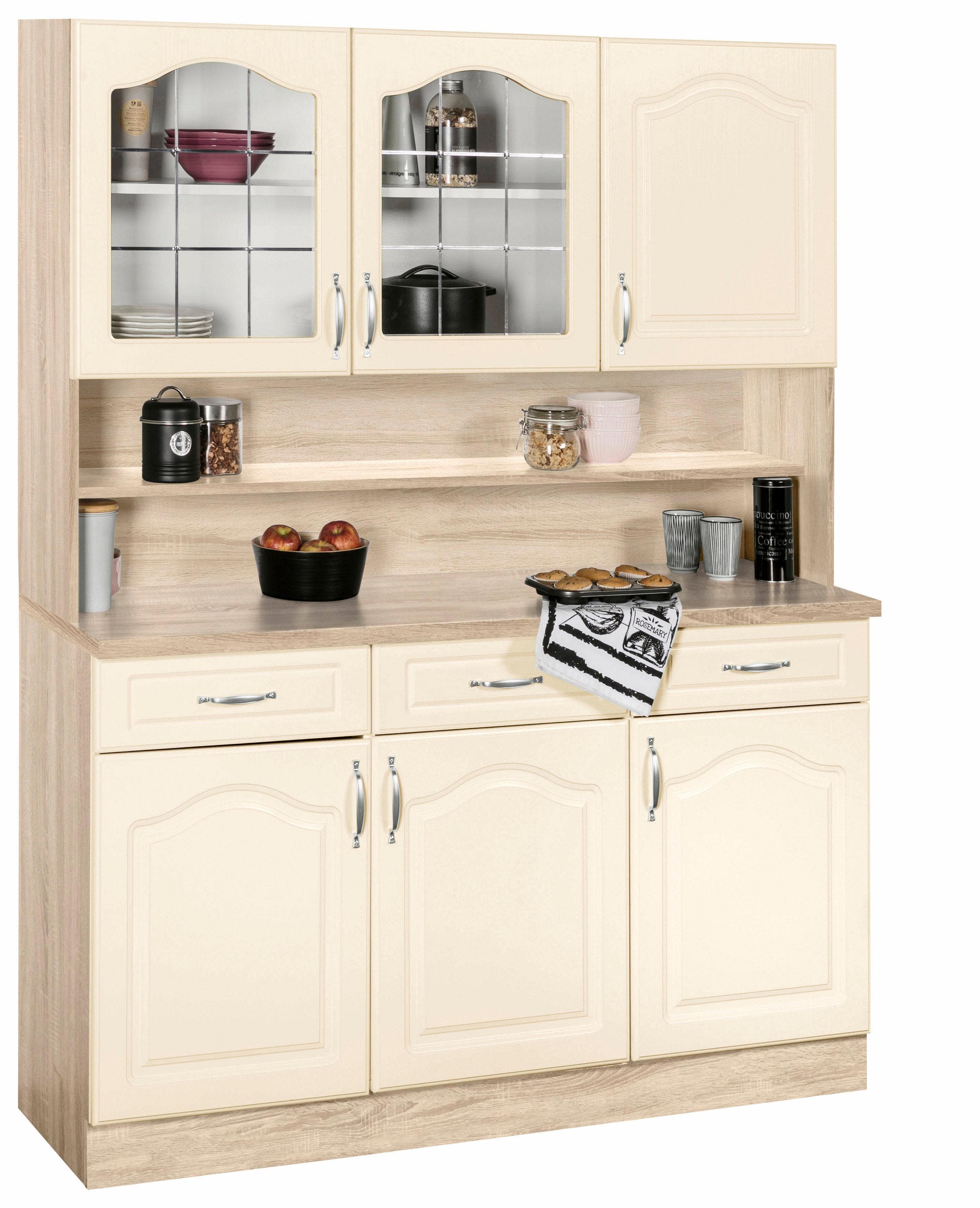 Wiho Küchen Buffet Linz Landhaus Magnolia Eiche