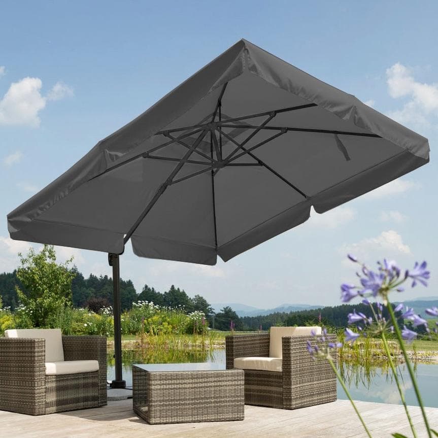 Ampelschirm Schneider Schirme Rhodos Anthrazit 300 cm