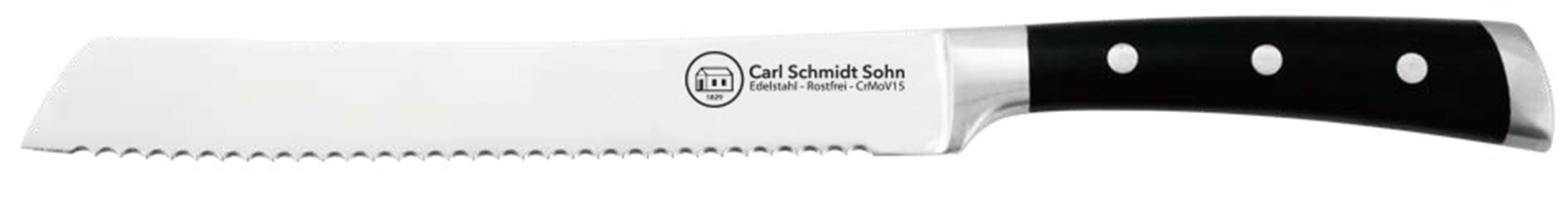 Brotmesser CARL SCHMIDT SOHN "HERNE, 23 cm, Edelstahl rostfrei"