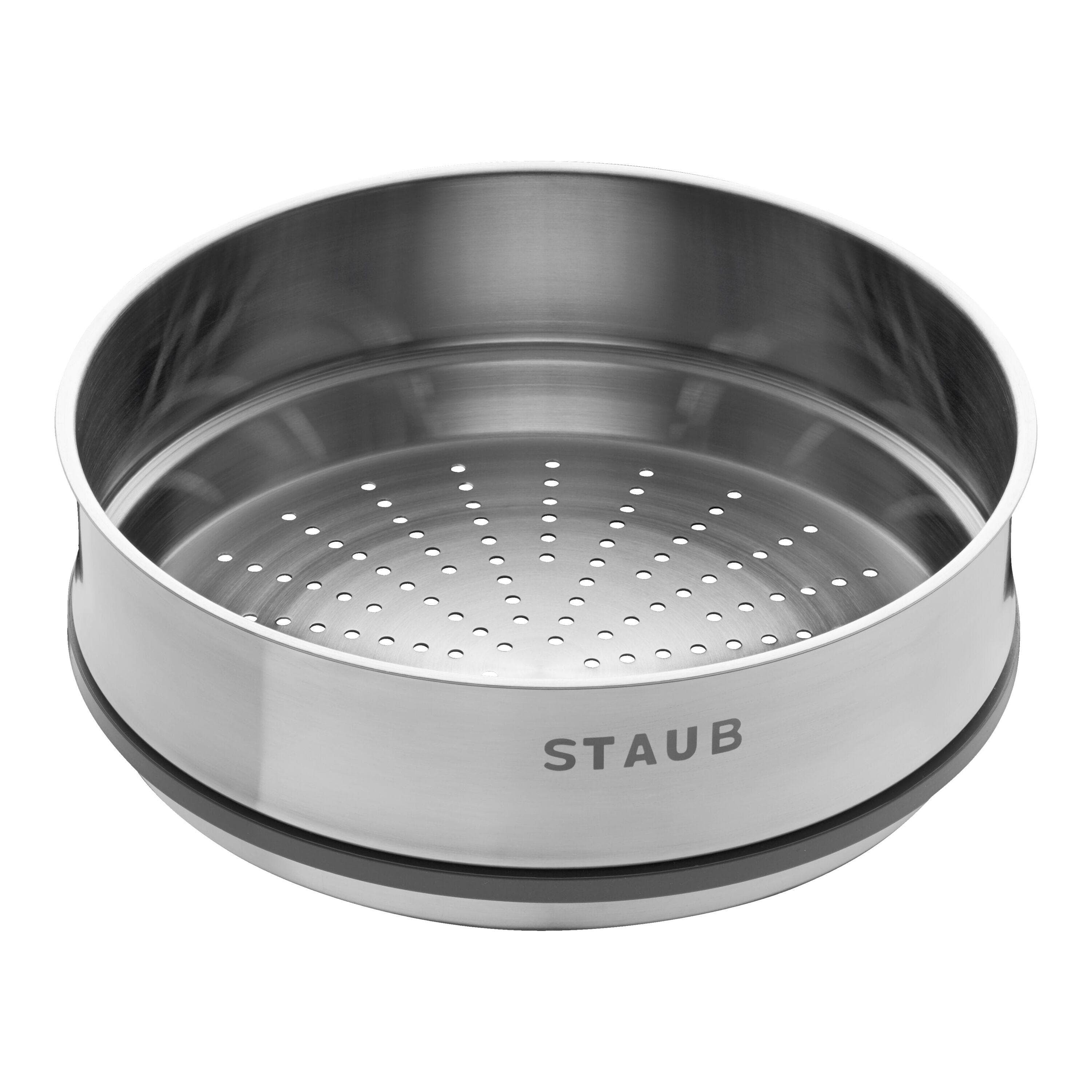 Staub Dämpfeinsatz 26 cm Edelstahl Silber