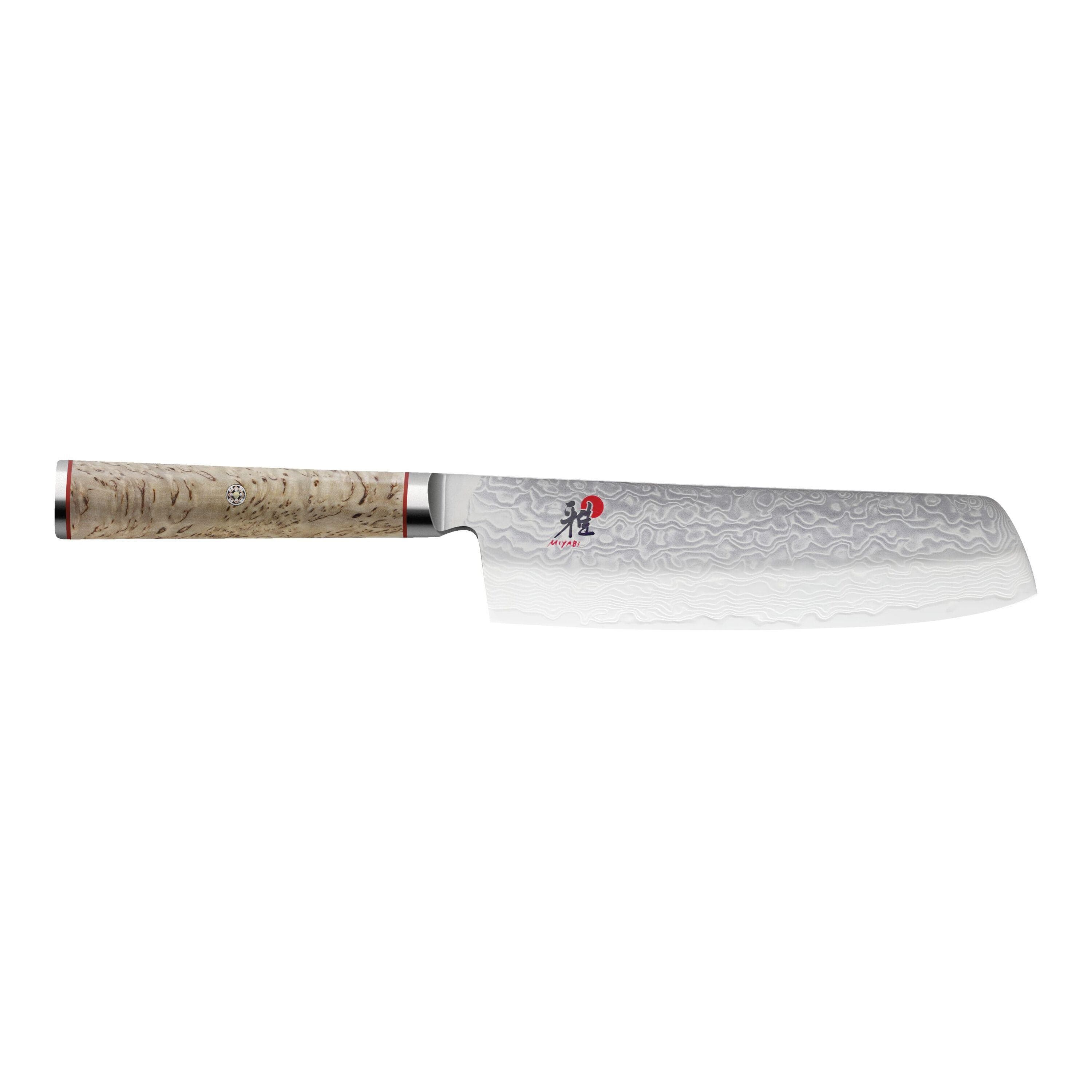 MIYABI BIRCHWOOD 5000MCD Nakiri Gemüsemesser Masurbirke