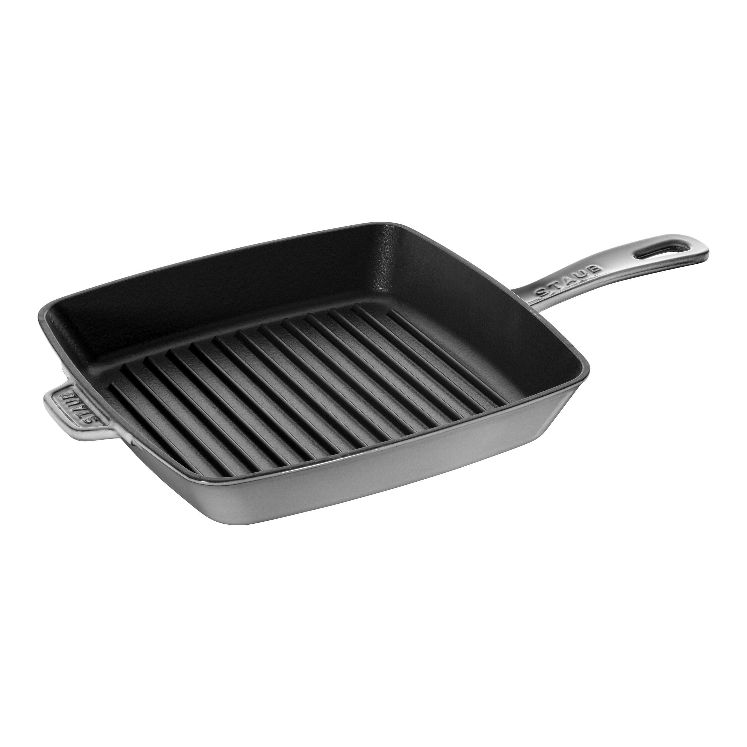 Staub Grillpfanne American Grill 26 cm Gusseisen Graphit-Grau