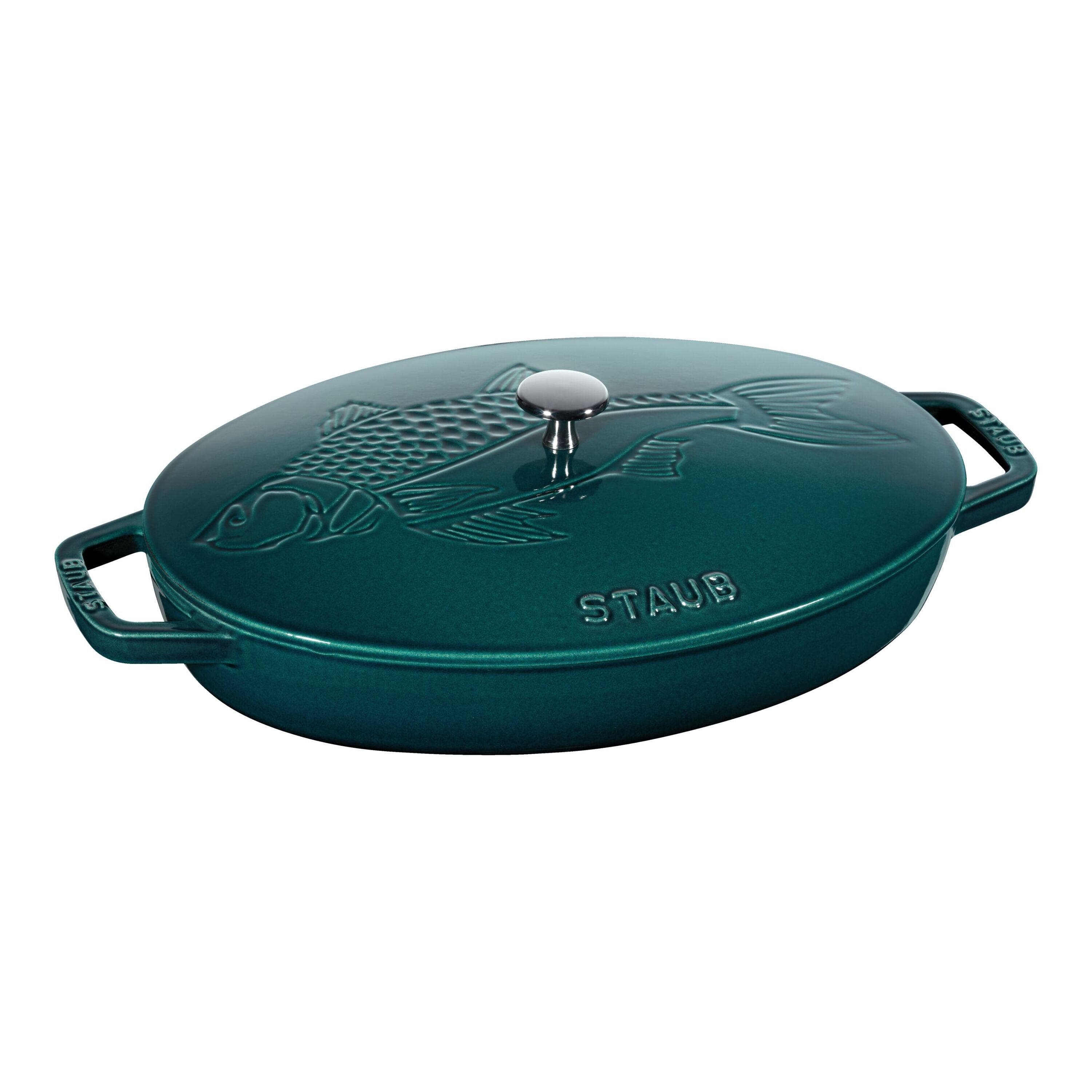 STAUB Ofenform Fisch 33 cm emailliertes Gusseisen La Mer