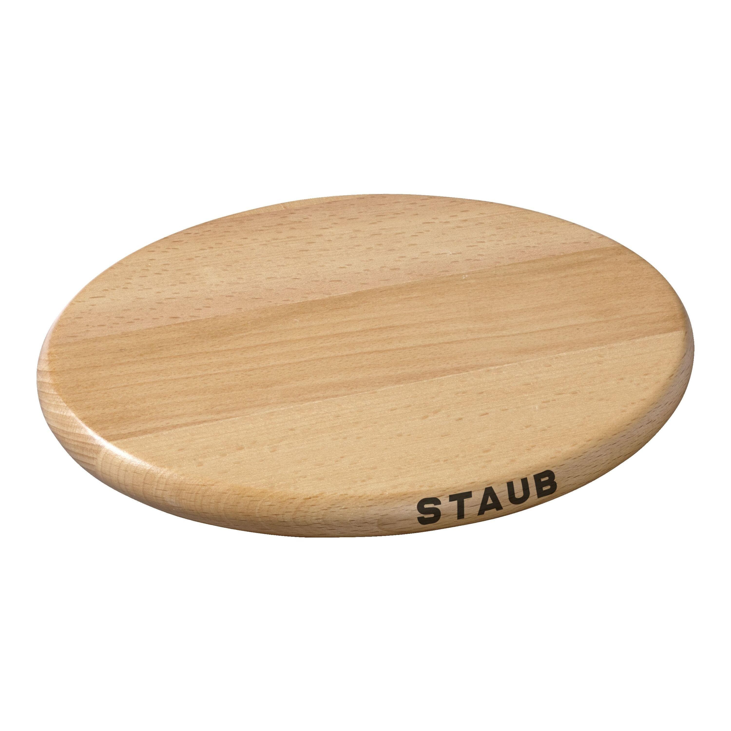 Staub Specialities Magnetischer Topfuntersetzer Oval Buche