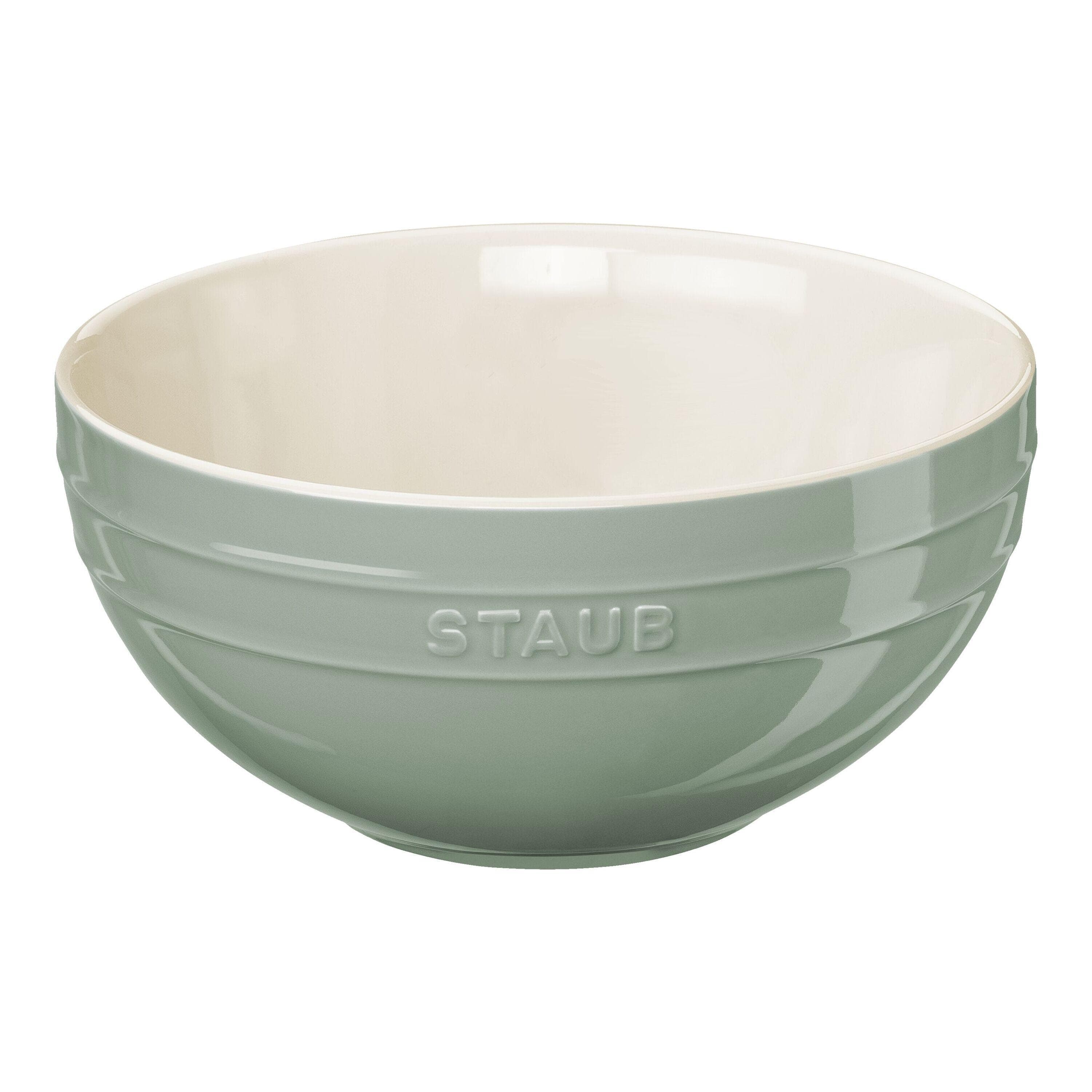 Staub Ceramique Schüssel 24 cm rund Eukalyptus Keramik