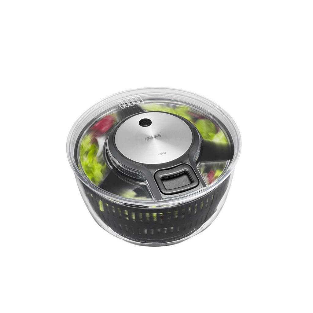 Gefu Salatschleuder Schwarz Silber Metall Kunststoff 5 L