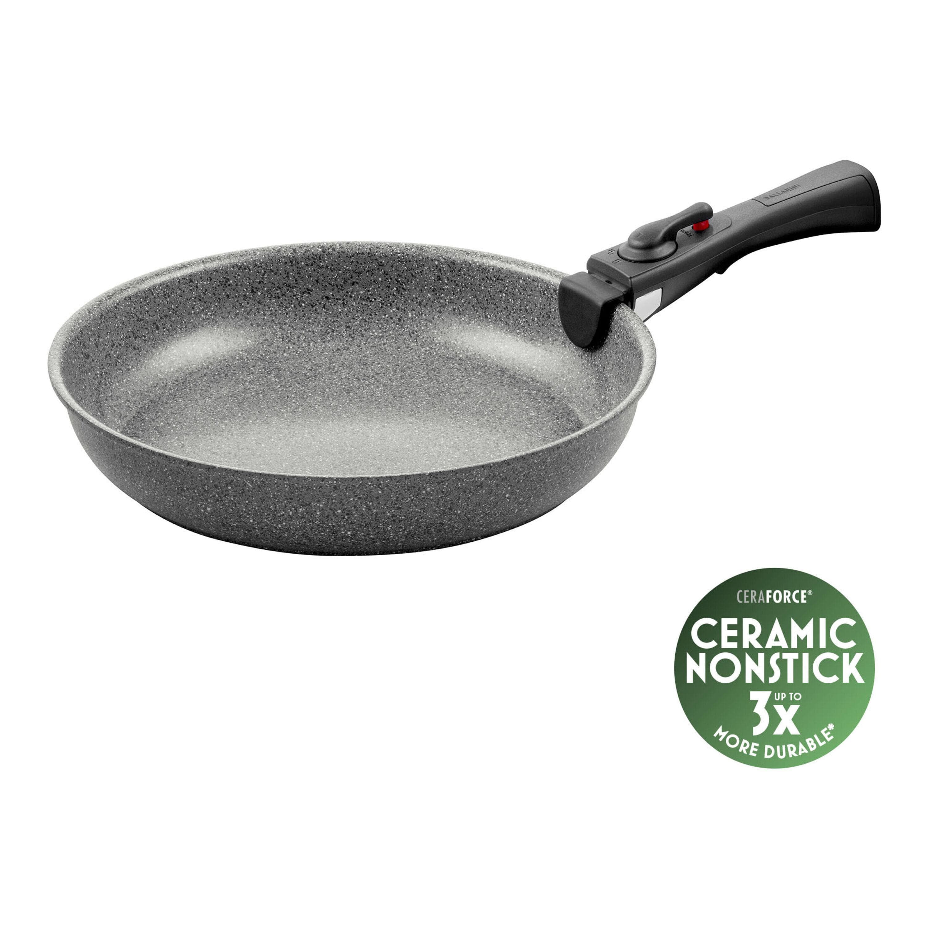 Bratpfannen-Set aus Aluminium, induktionsgeeignet, 24 cm
