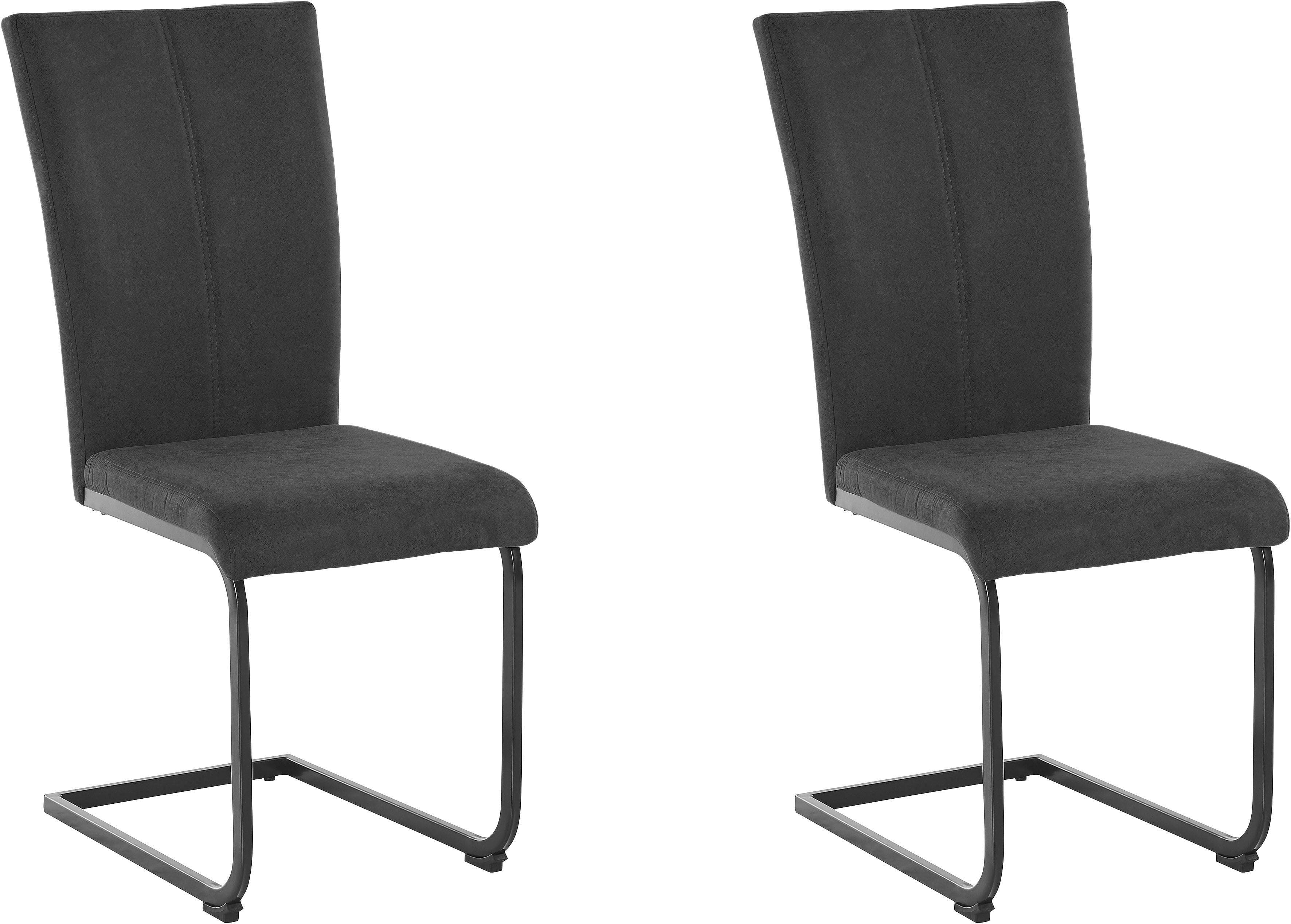 OTTO HOME Freischwinger Oliver Schwarz 2er Set