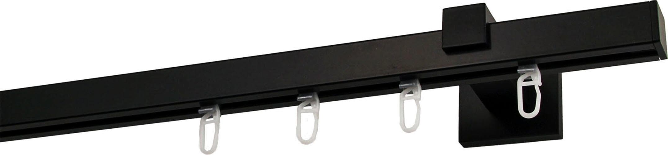 Gardinenstange GARESA Nora Schwarz Aluminium