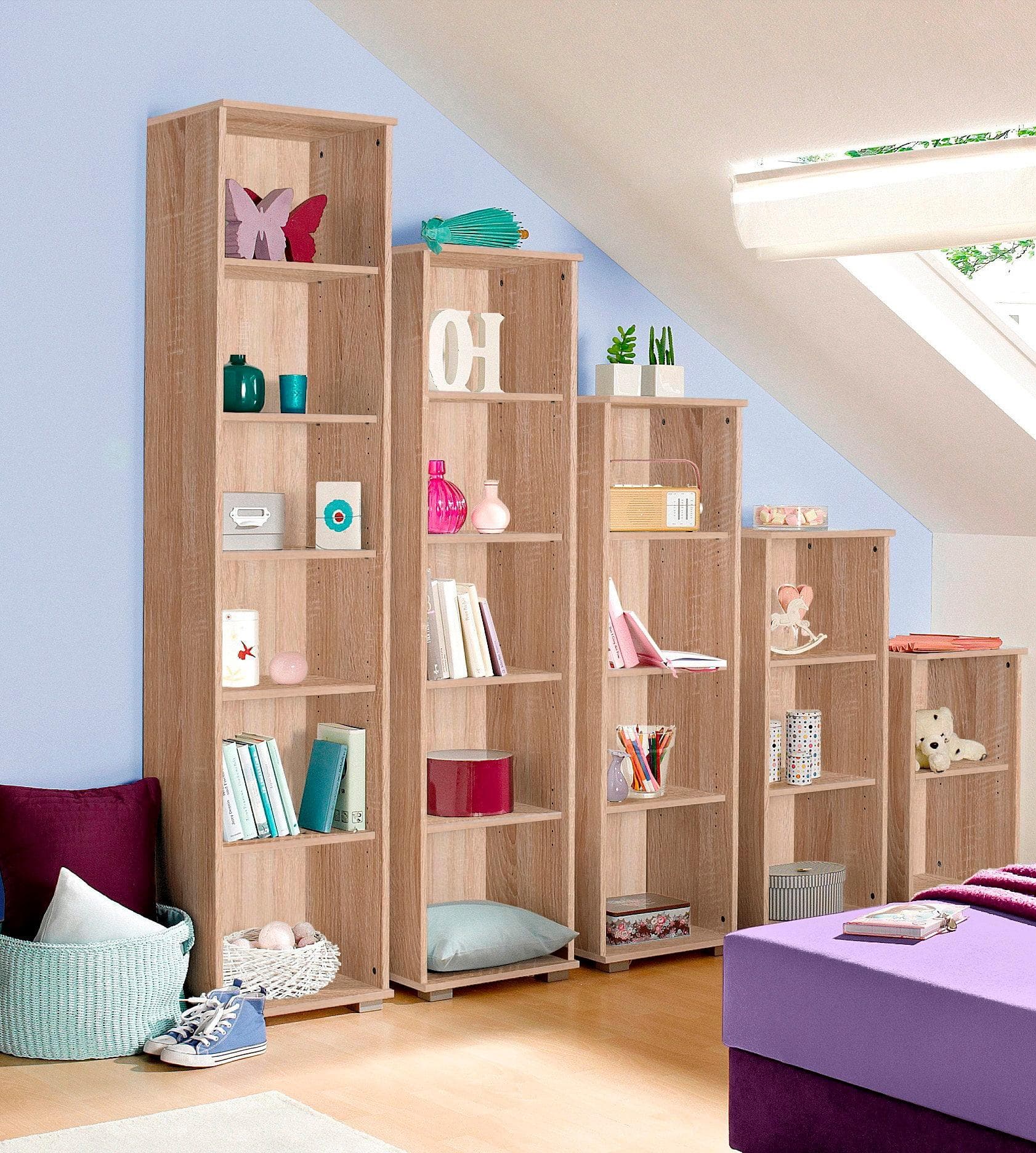 Standregal PRIESS Pisa Braun Holzwerkstoff Kunststoffoberfläche