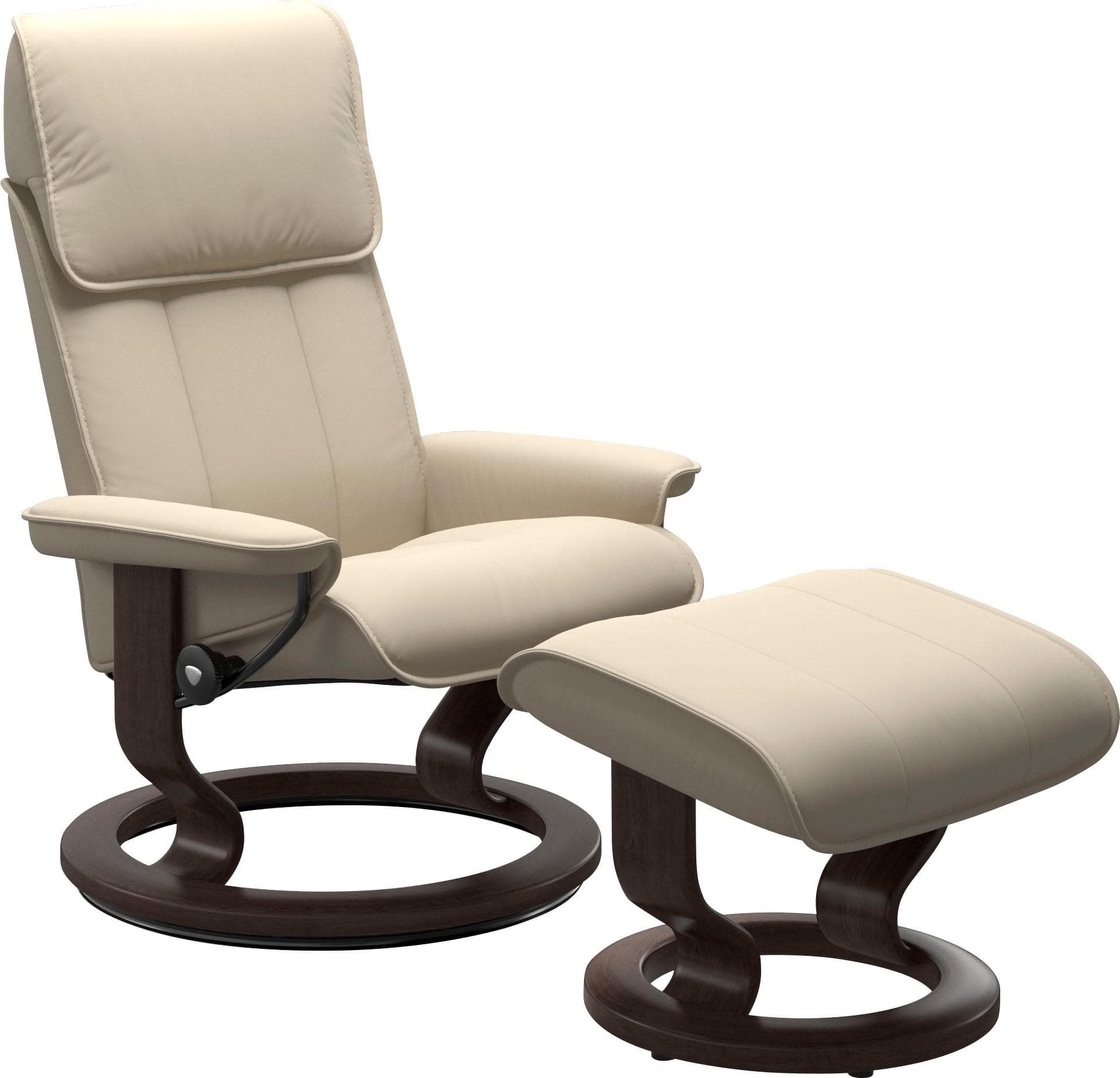 STRESSLESS Admiral Relaxsessel Beige Leder Classic Base