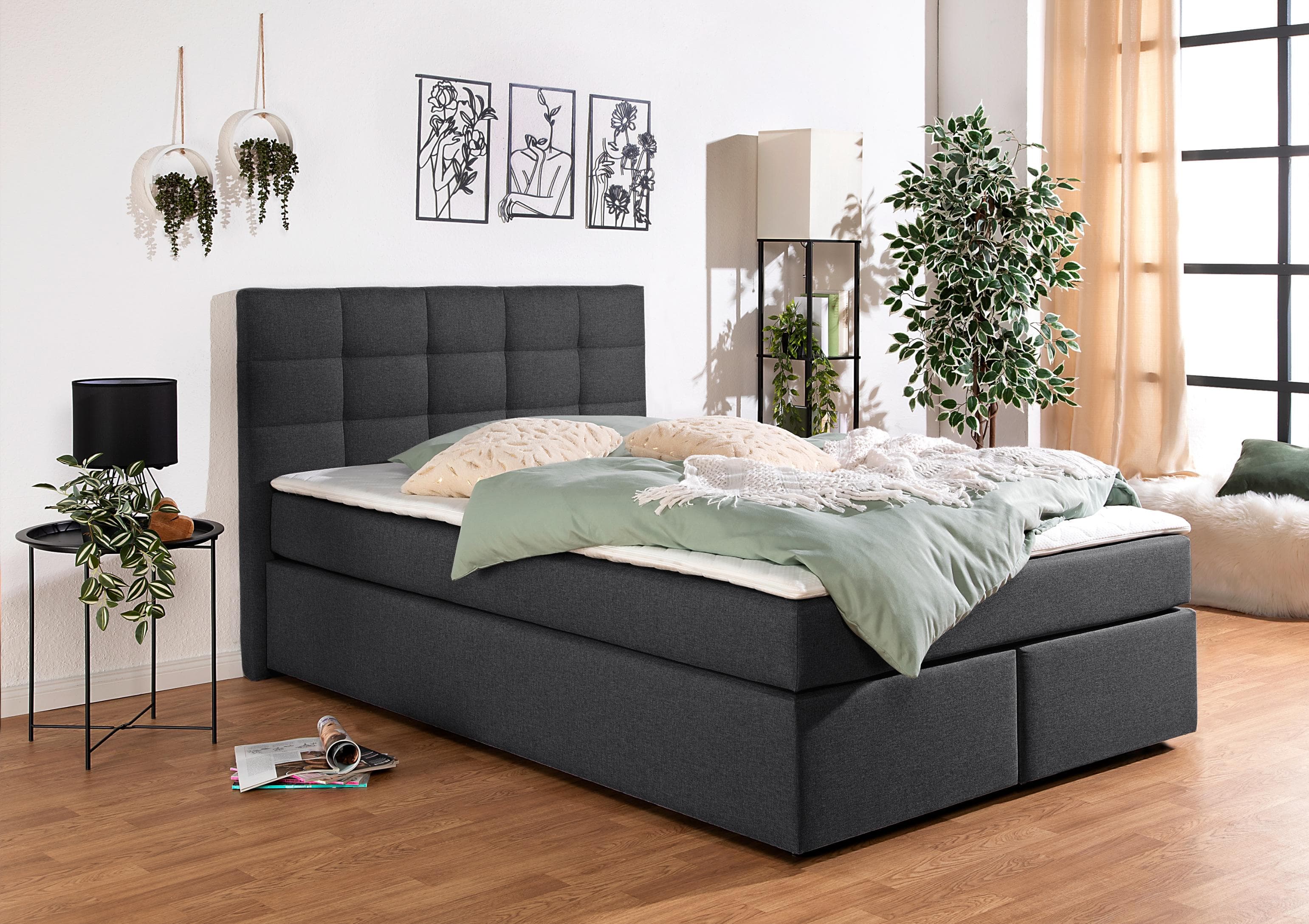 Boxbett Ovalo - Mit Bettkasten | H2, H3 & H4