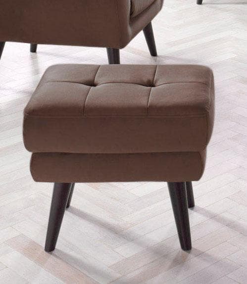 Hocker ANDAS Hemmink Braun Knopfheftung