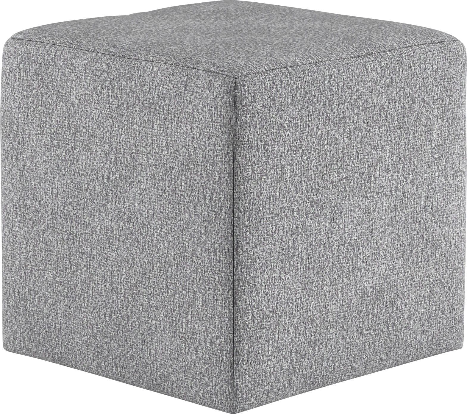COTTA Sitzwürfel Cuby Grau 100% Polyester Hocker