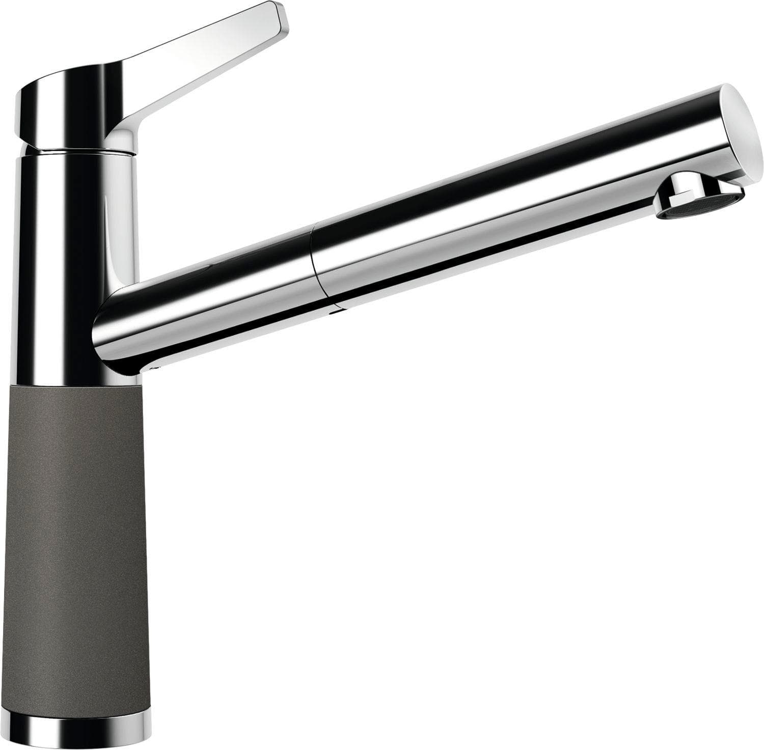 Küchenarmatur SCHOCK SC-510 SB ND Silber Messing Niederdruck Ausziehbar