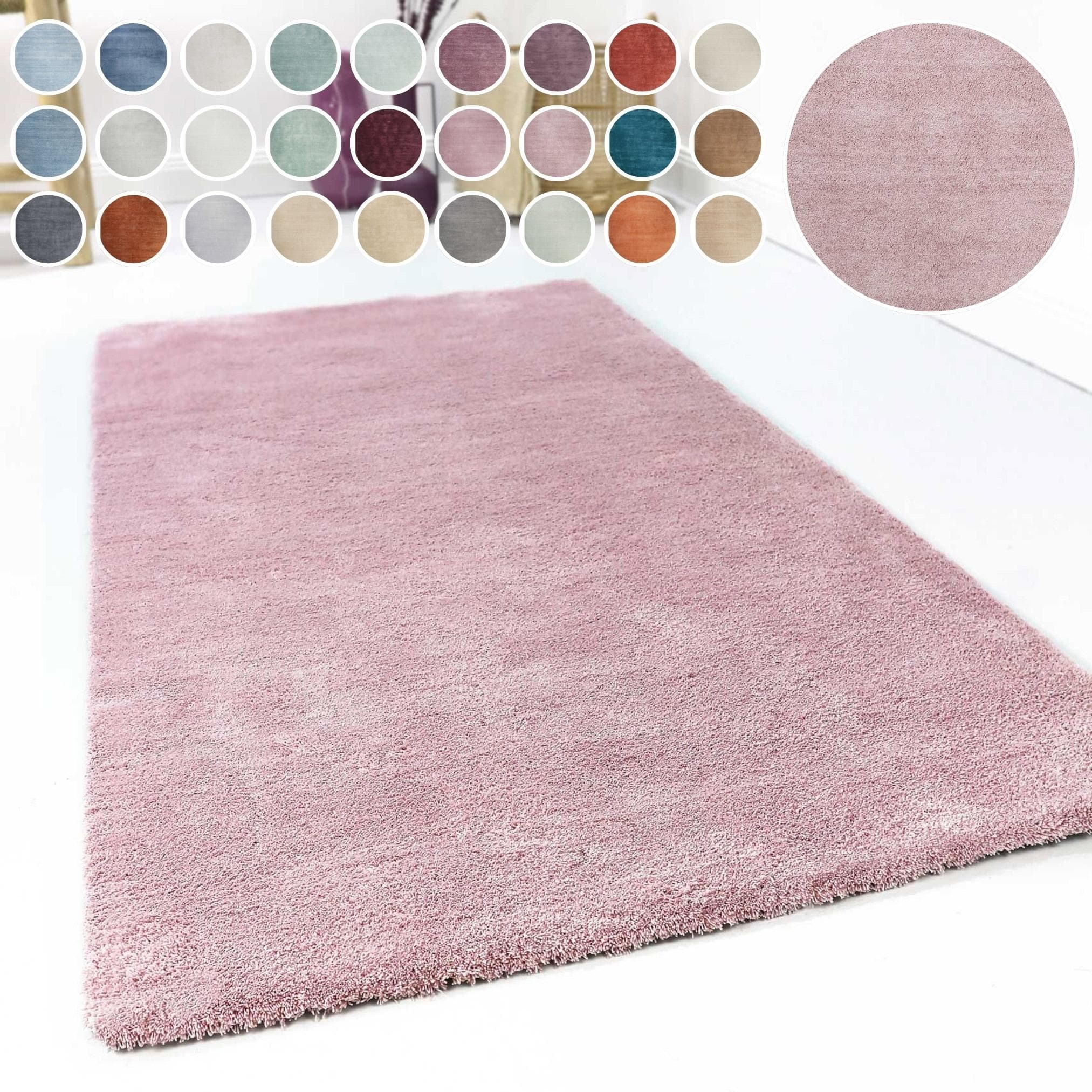 ESPRIT Hochflor-Teppich Relaxx ESP-4150 Flieder Rund