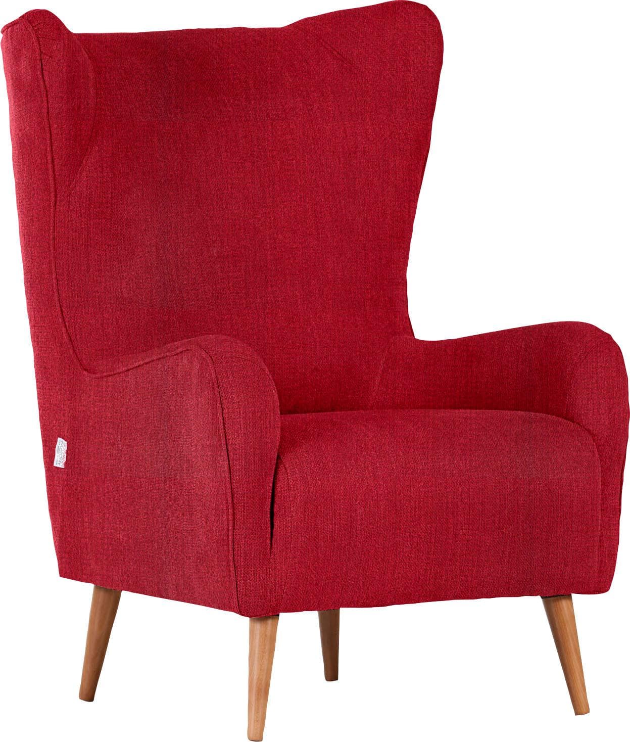 Antikes Design | Gemütlicher Ohrensessel in Antikfarben oder Eiche Natur