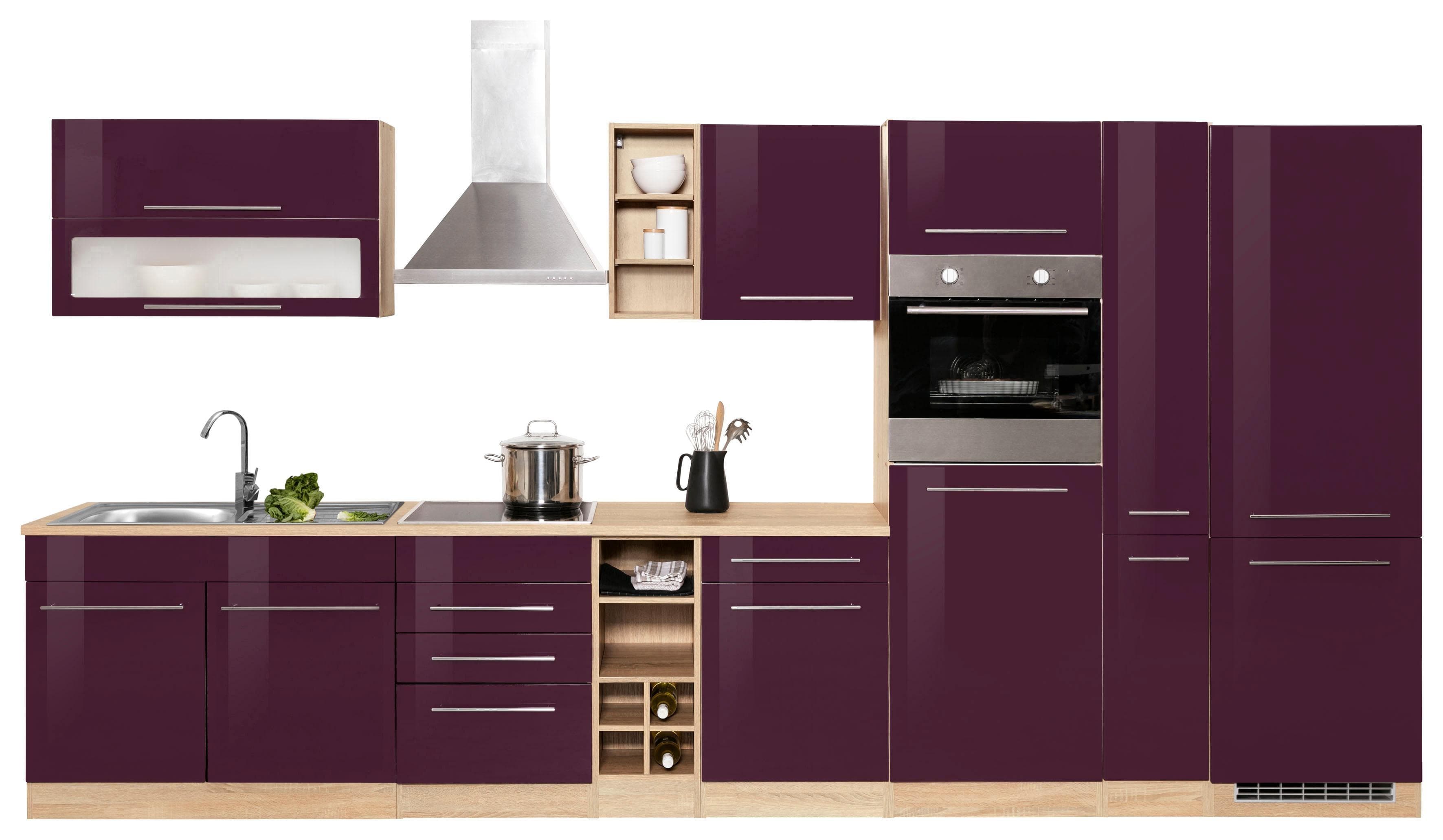 KOCHSTATION "KS-Eton" mit E-Geräten, Breite 390 cm