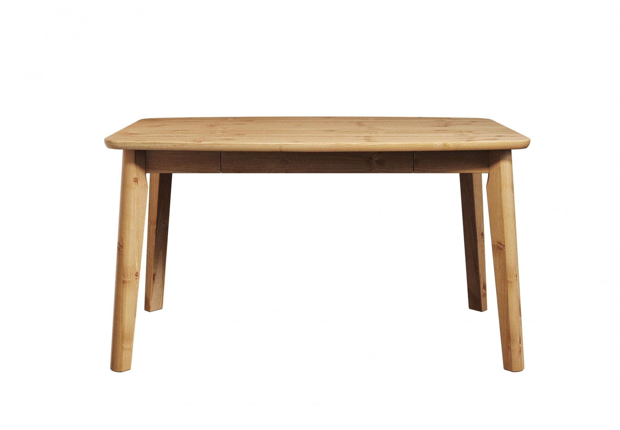Home Affaire Esstisch Palermo Multifunktional Weiß/Natur Massivholz