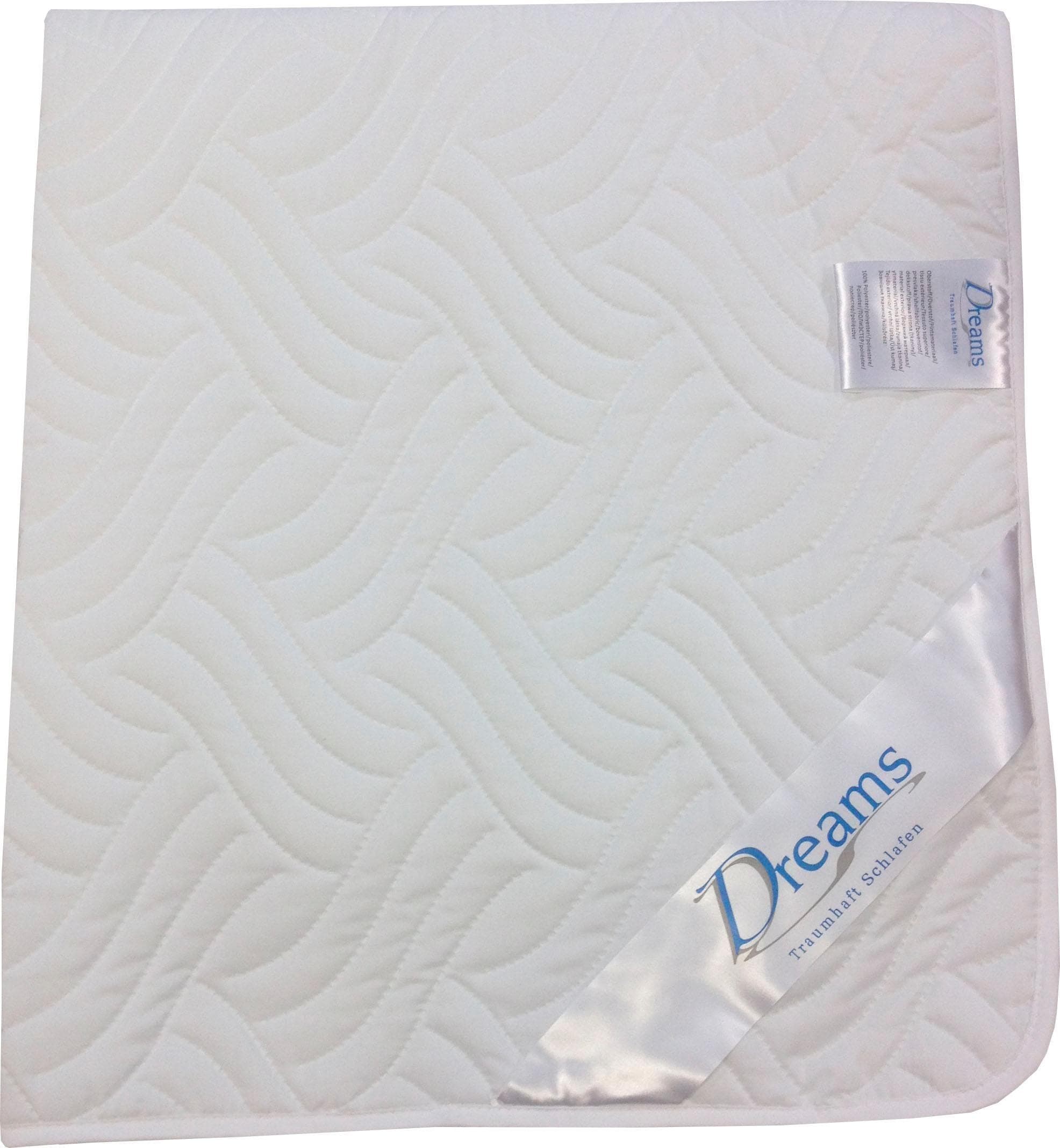 DREAMS Matratzenauflage Premium-Prägo Weiß 100% Polyester